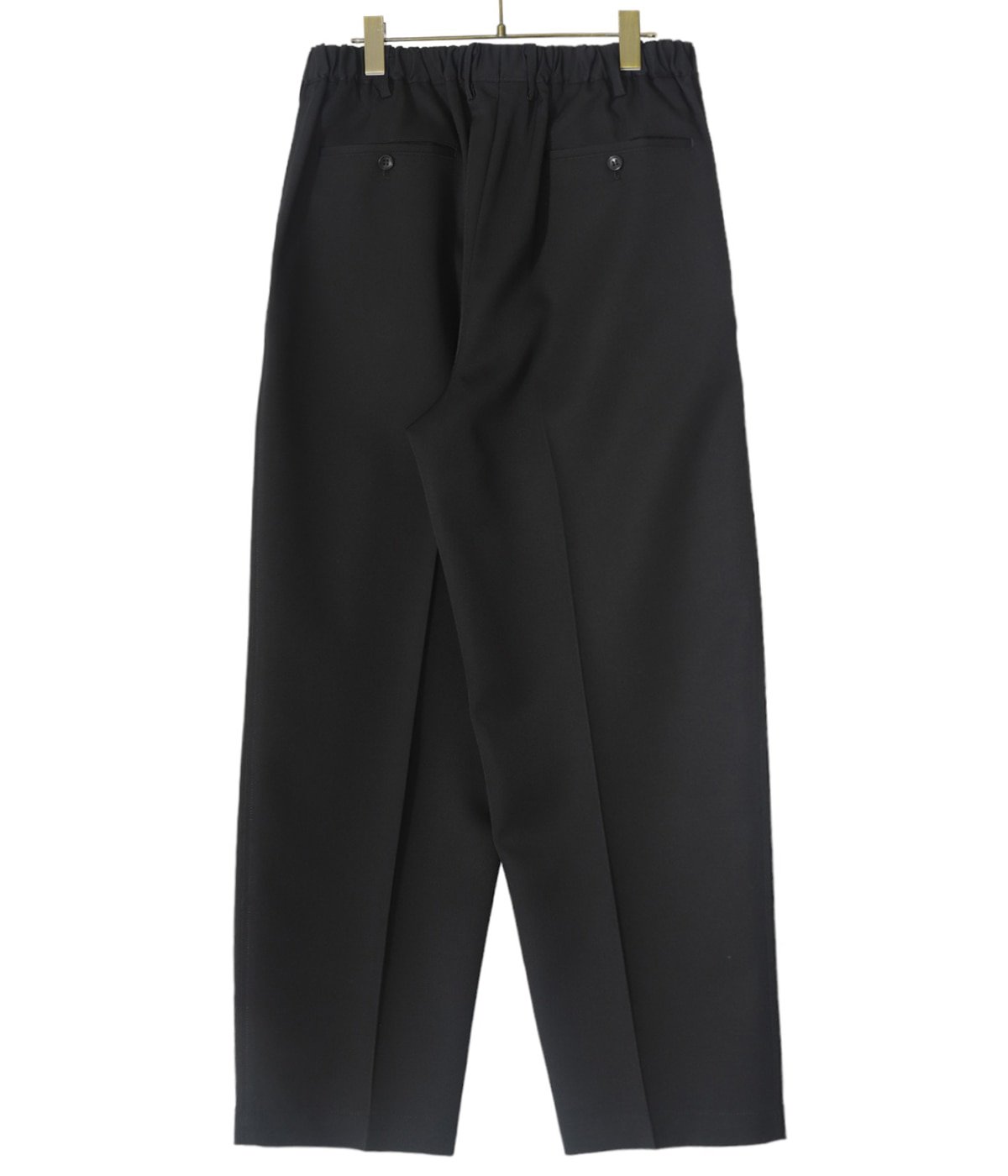 Scale Off Wool Tapered Trousers