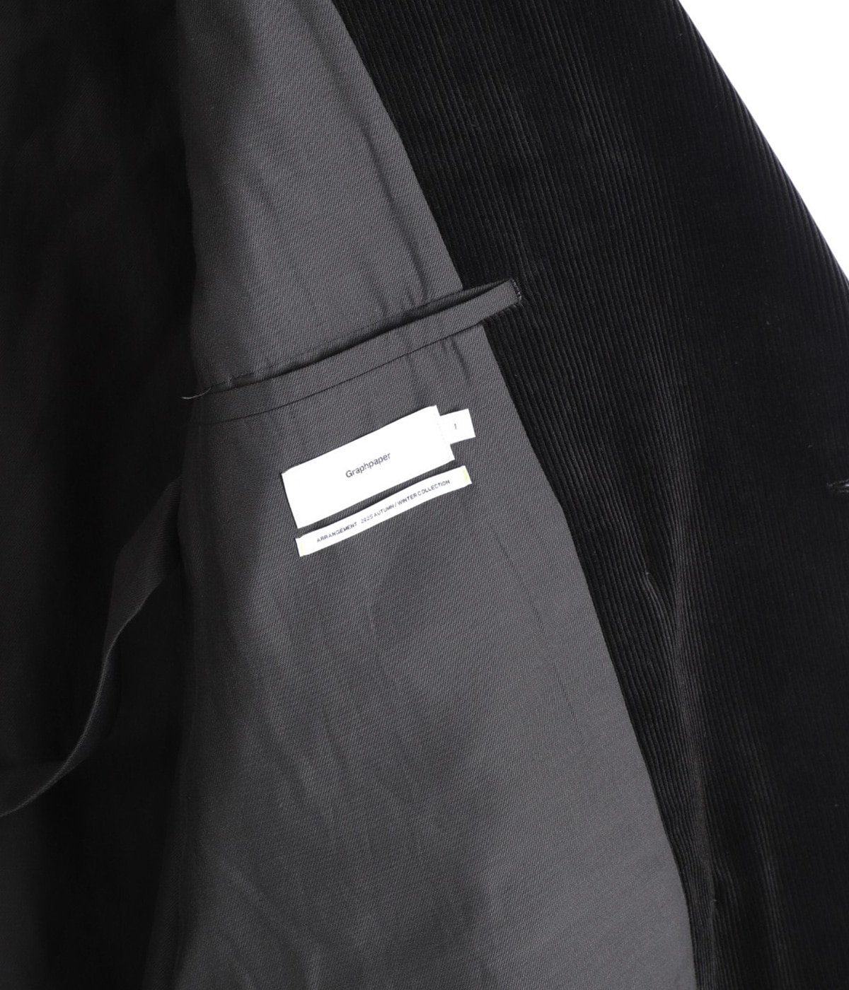 Suvin Corduroy Compact Shoulder Double Jacket | Graphpaper(グラフ