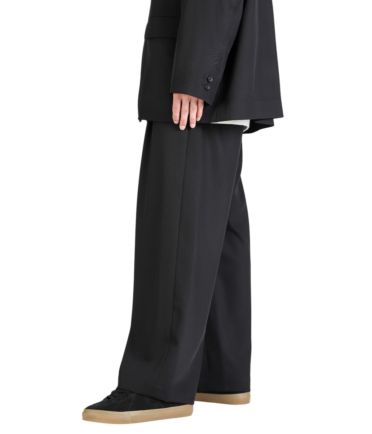 Techno Wool Nylon Wide Tapered Trousers | Graphpaper(グラフ