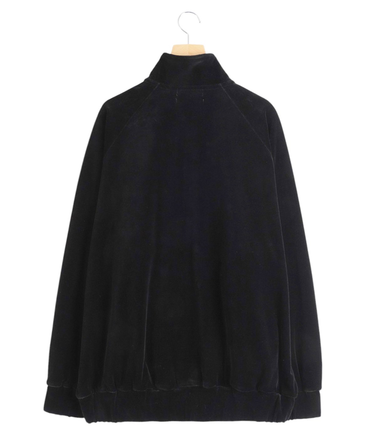 Compact Velour Track Jacket -BLACK- | Graphpaper(グラフペーパー
