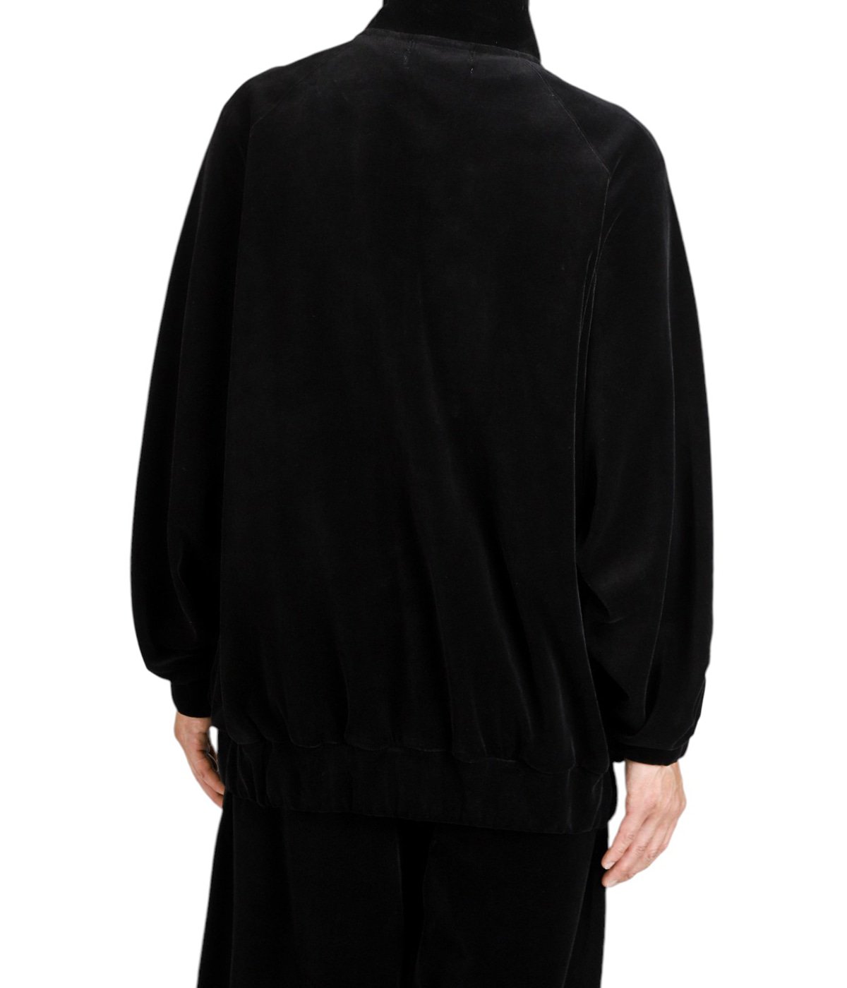 Compact Velour Track Jacket -BLACK- | Graphpaper(グラフペーパー