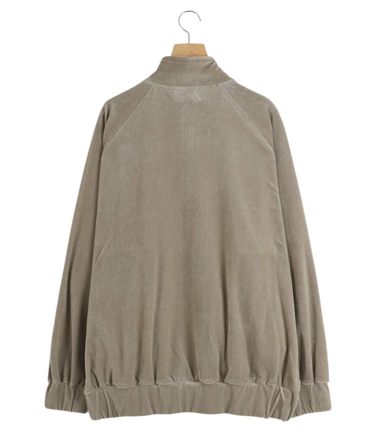 Compact Velour Track Jacket -GREGE- | Graphpaper(グラフペーパー