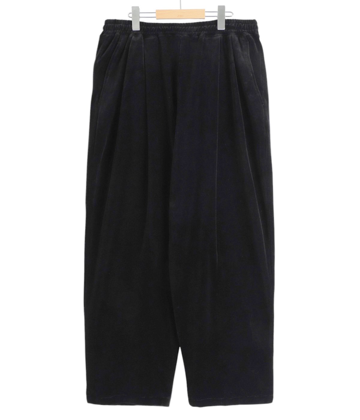 【新品未使用】 Liten Velour easy pants サイズ1 Compact Velour Easy Pants -BLACK- | Graphpaper(グラフペーパー