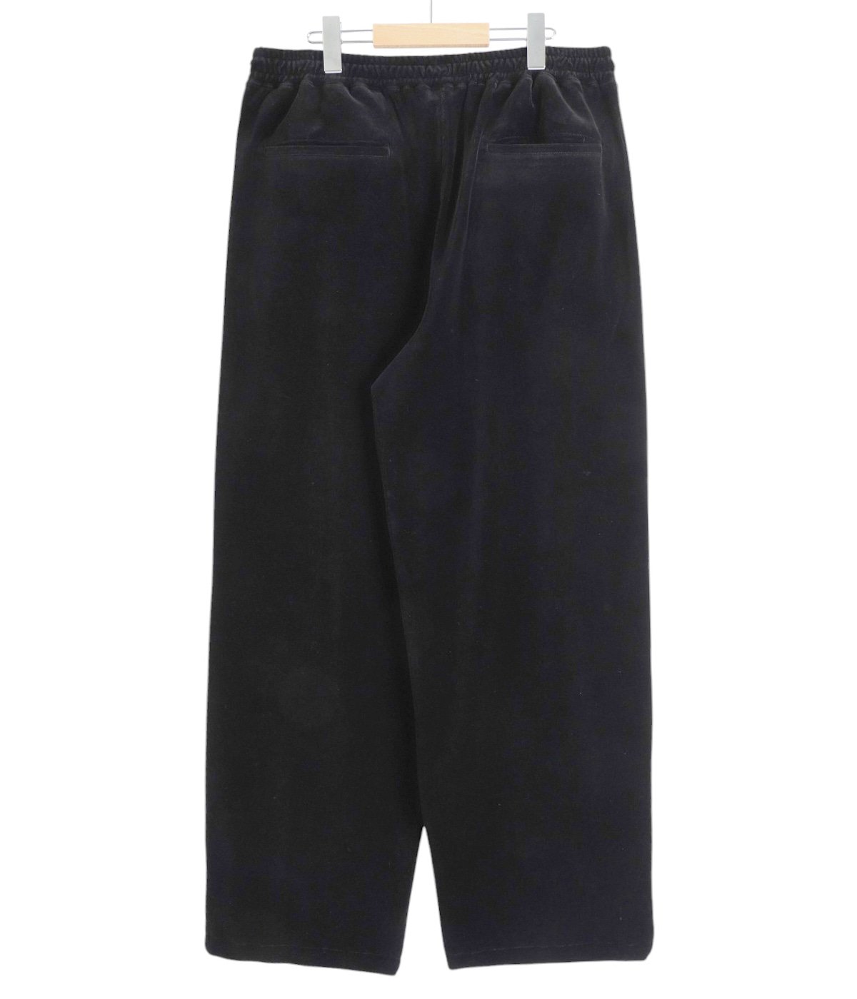 Compact Velour Easy Pants -BLACK- | Graphpaper(グラフペーパー