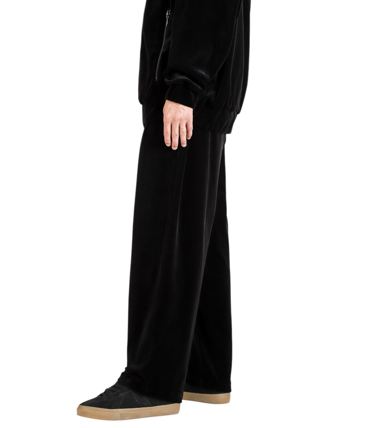 Compact Velour Easy Pants -BLACK- | Graphpaper(グラフペーパー