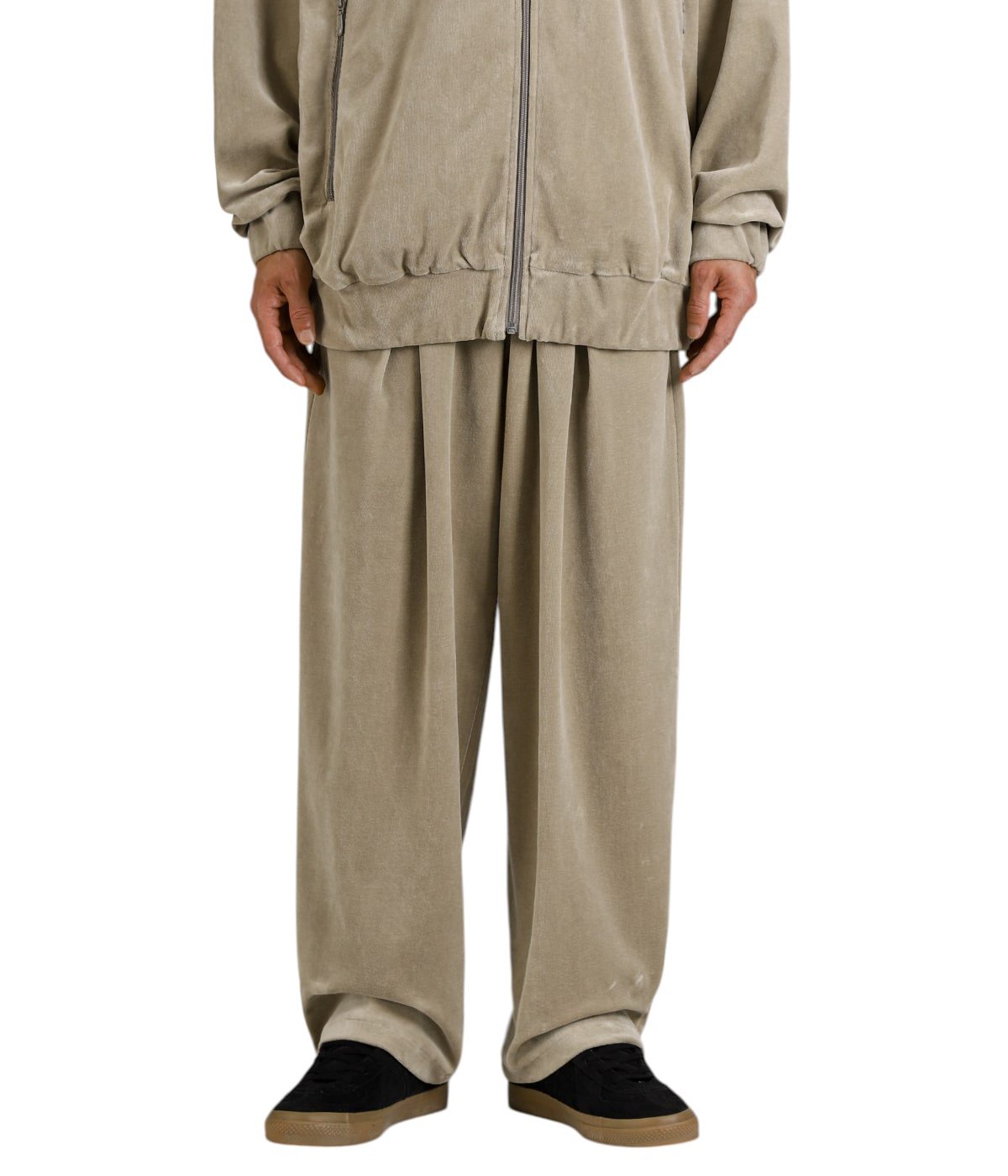 Compact Velour Easy Pants -GREGE- | Graphpaper(グラフペーパー