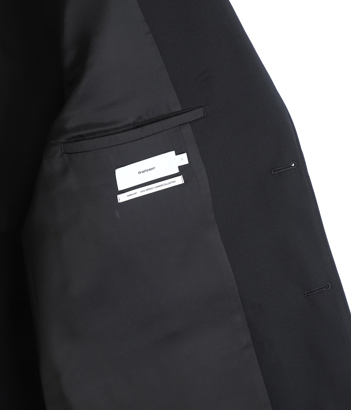 graphpaper 23SS テーラードジャケット Techno Wool Twill Compact Shoulder Jacket | Graphpaper(グラフ