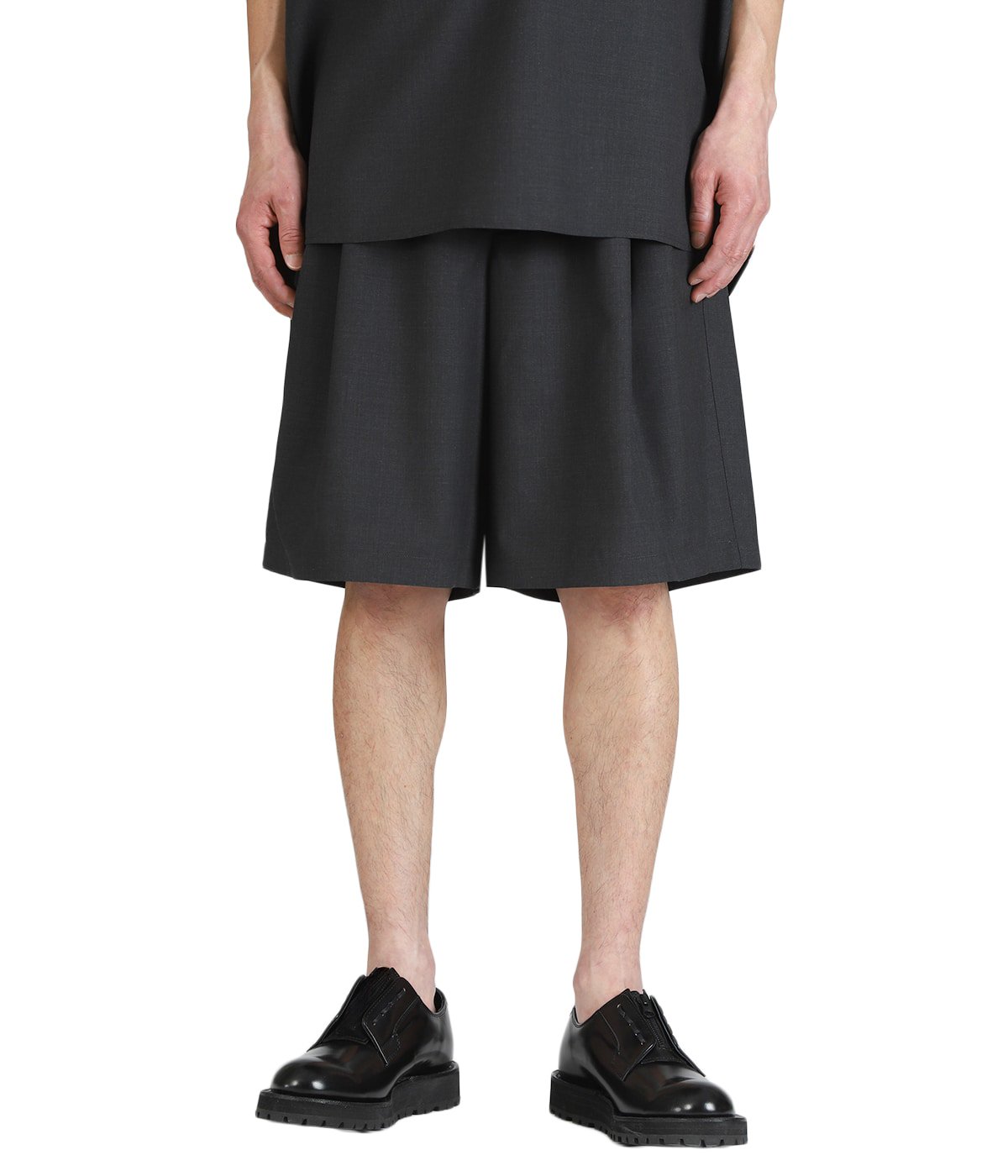 Fine Wool Heather Drawstring Track Shorts | Graphpaper(グラフ