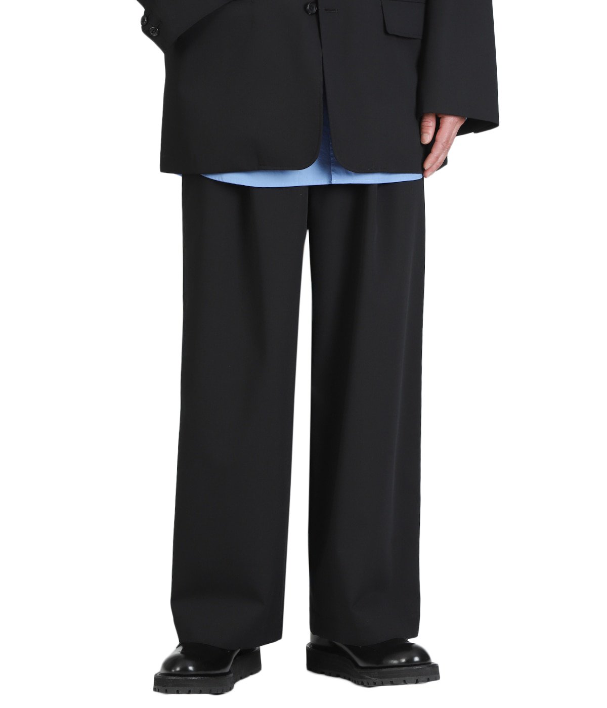 Techno Wool Twill Wide Tapered Trousers | Graphpaper(グラフ