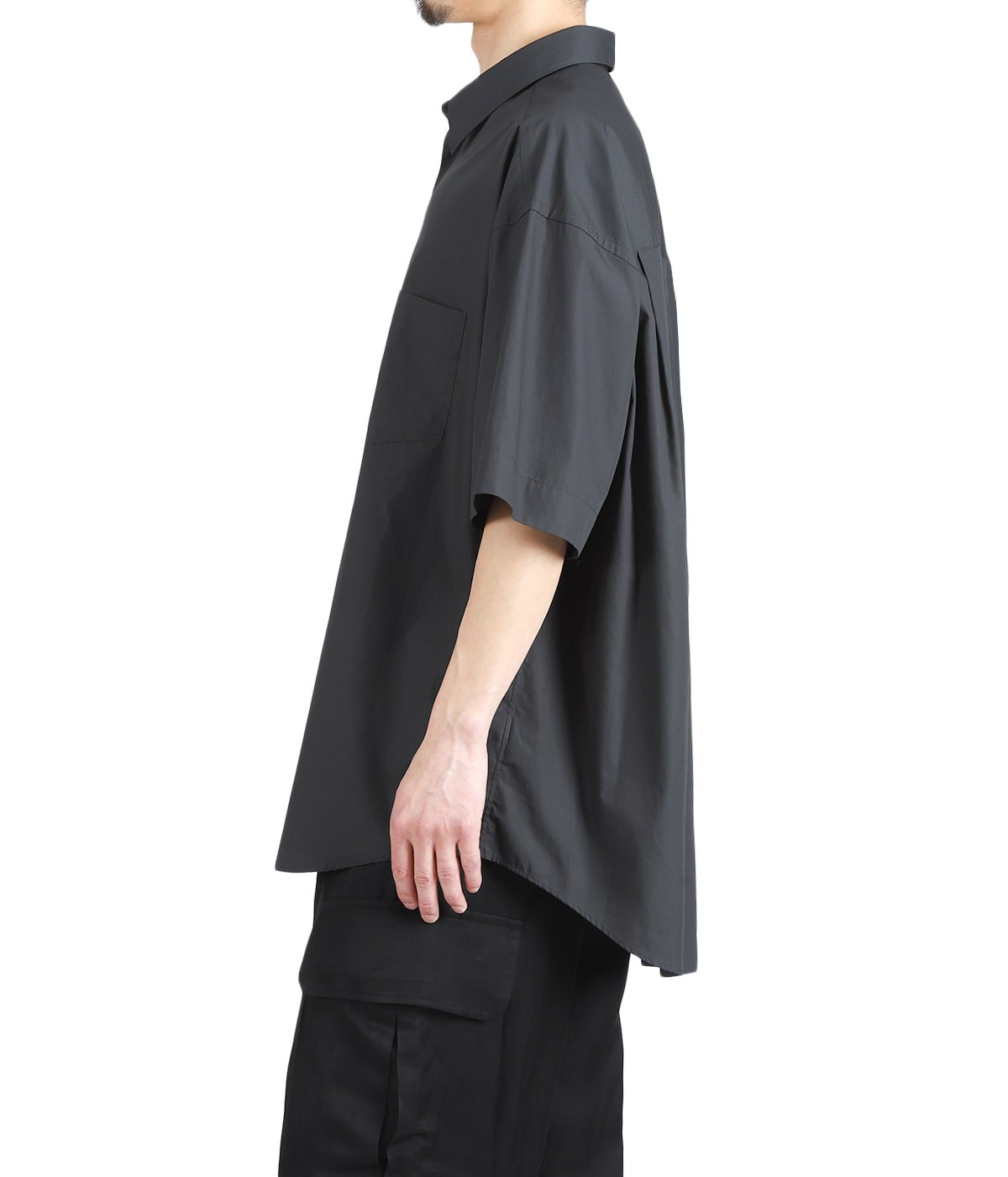 Broad S/S Oversized Regular Collar Shirt | Graphpaper(グラフ