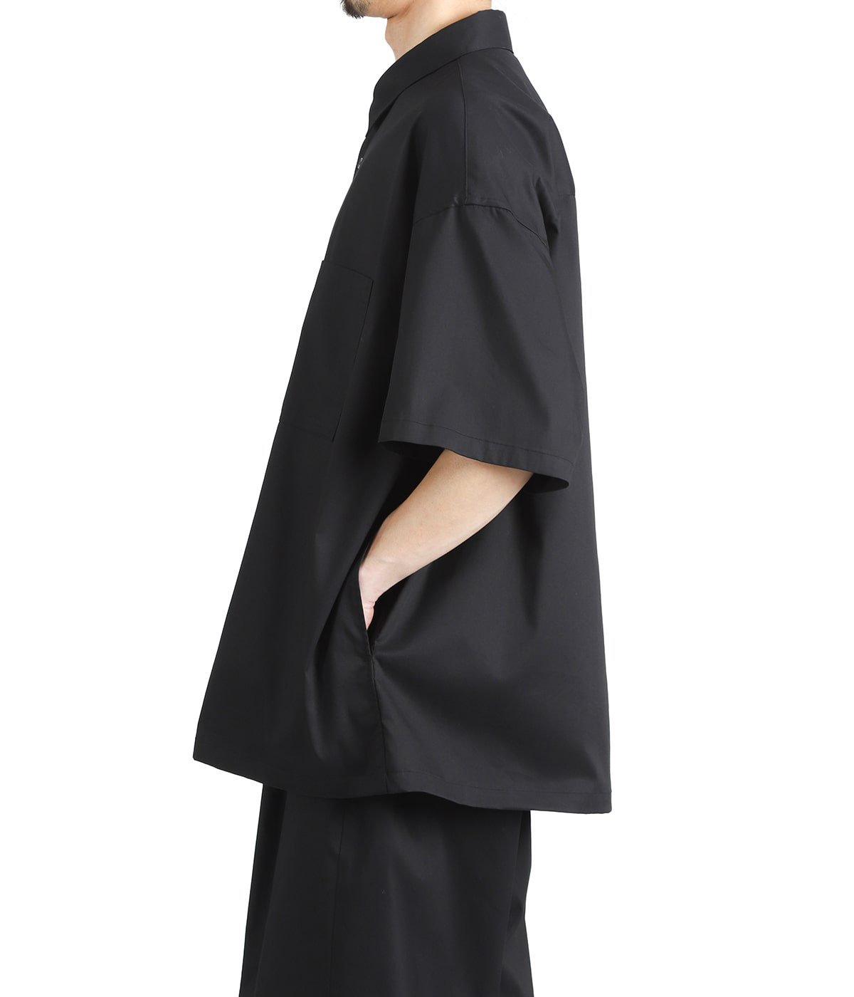 Solotex Twill S/S Oversized Box Shirt | Graphpaper(グラフペーパー