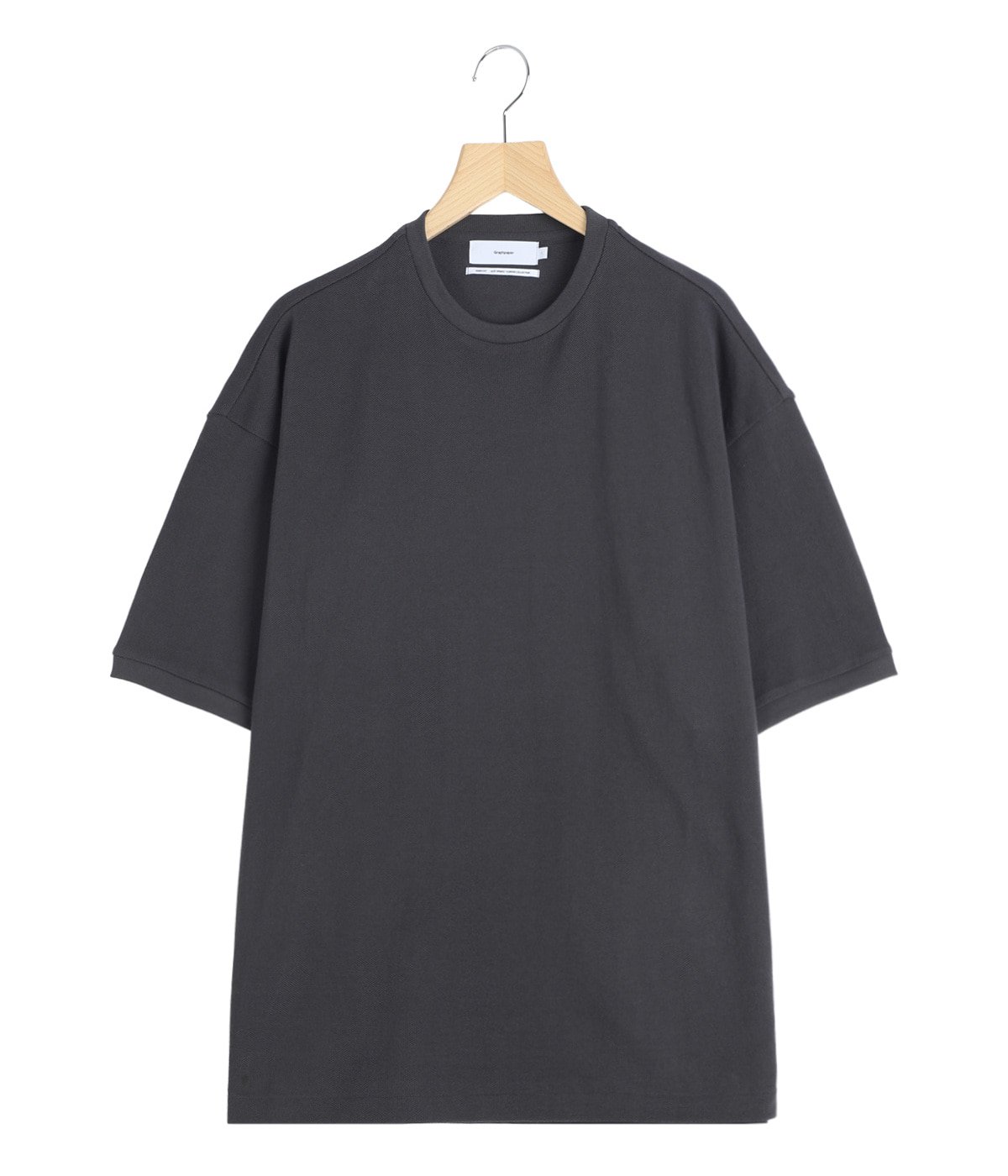 Cotton Pique Jersey Crew Neck Tee | Graphpaper(グラフペーパー