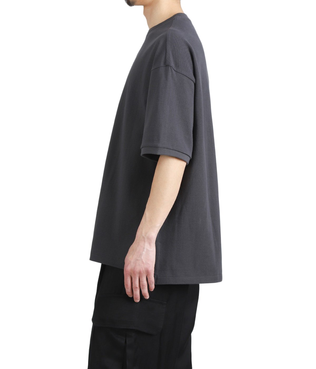 Cotton Pique Jersey Crew Neck Tee | Graphpaper(グラフペーパー