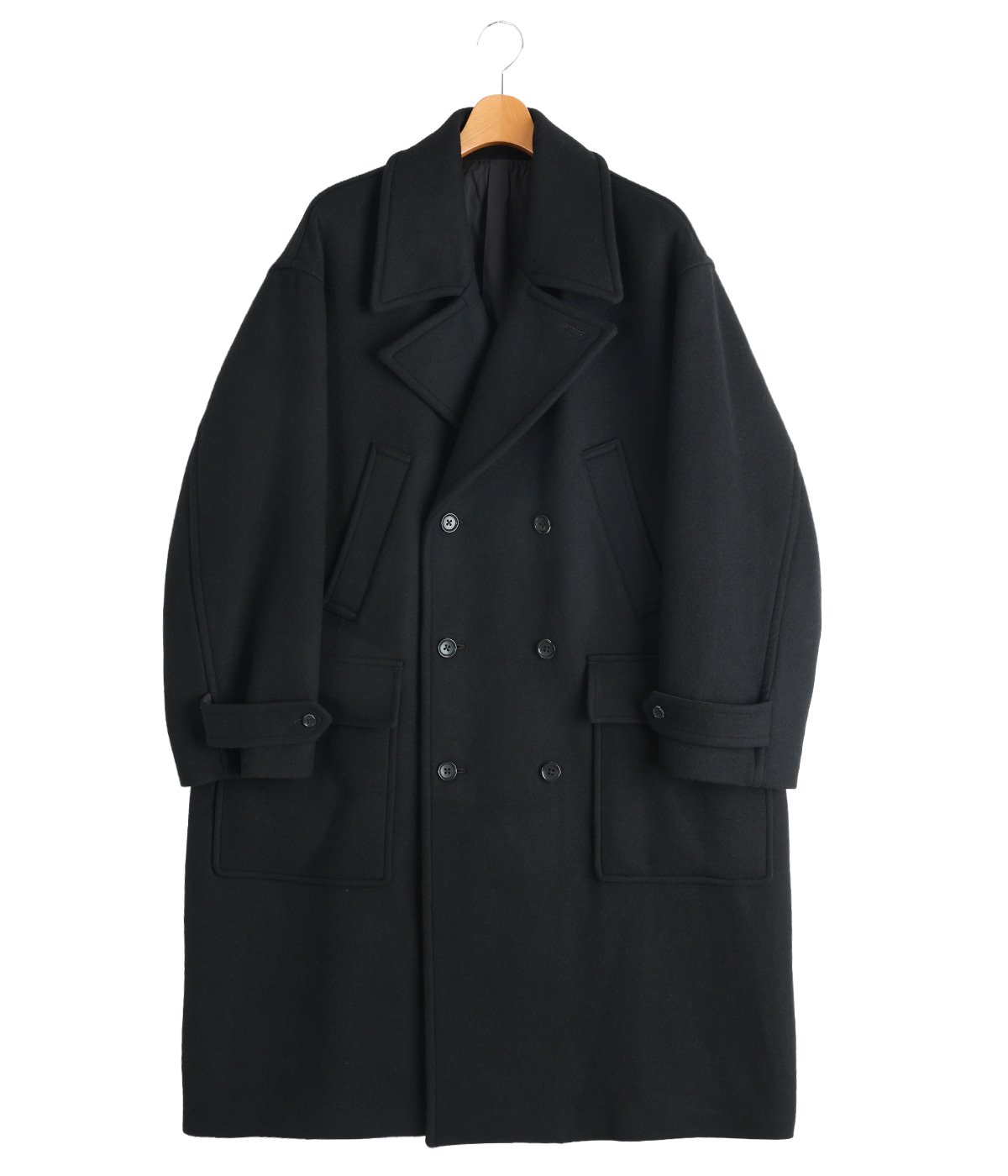 【美品】Graphpaper コート ジャケット Light Melton Pea Coat | Graphpaper(グラフペーパー) / アウター