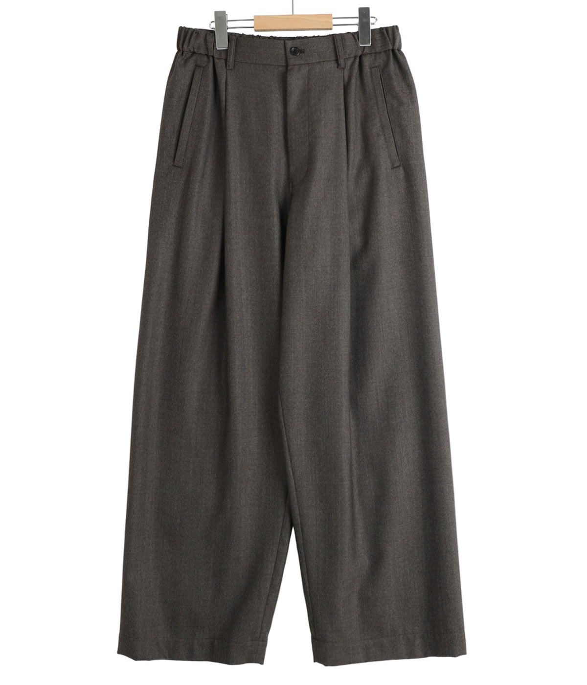 Melange Matt Worsted Side Seamless Trousers | Graphpaper(グラフ