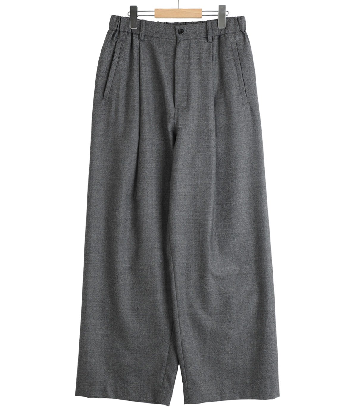 Melange Matt Worsted Side Seamless Trousers | Graphpaper(グラフ