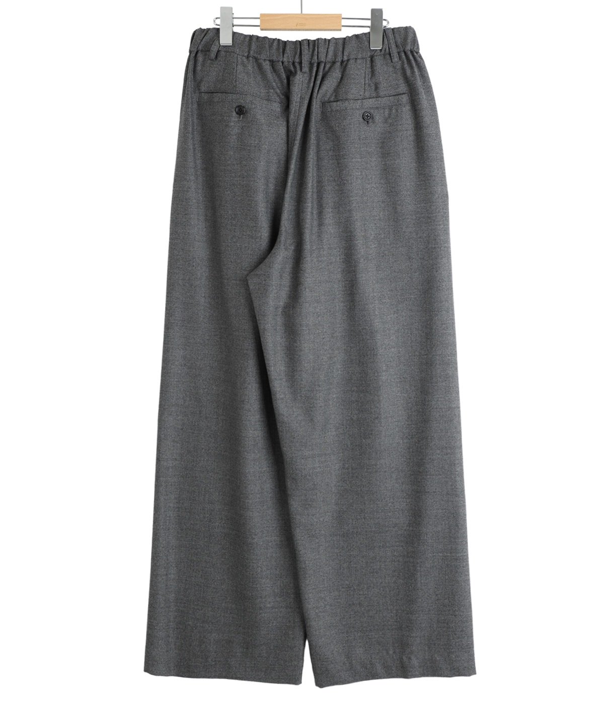Melange Matt Worsted Side Seamless Trousers | Graphpaper(グラフ