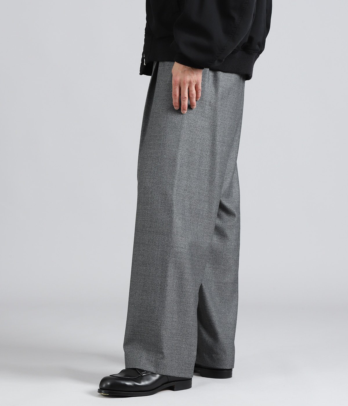 Melange Matt Worsted Side Seamless Trousers | Graphpaper(グラフ