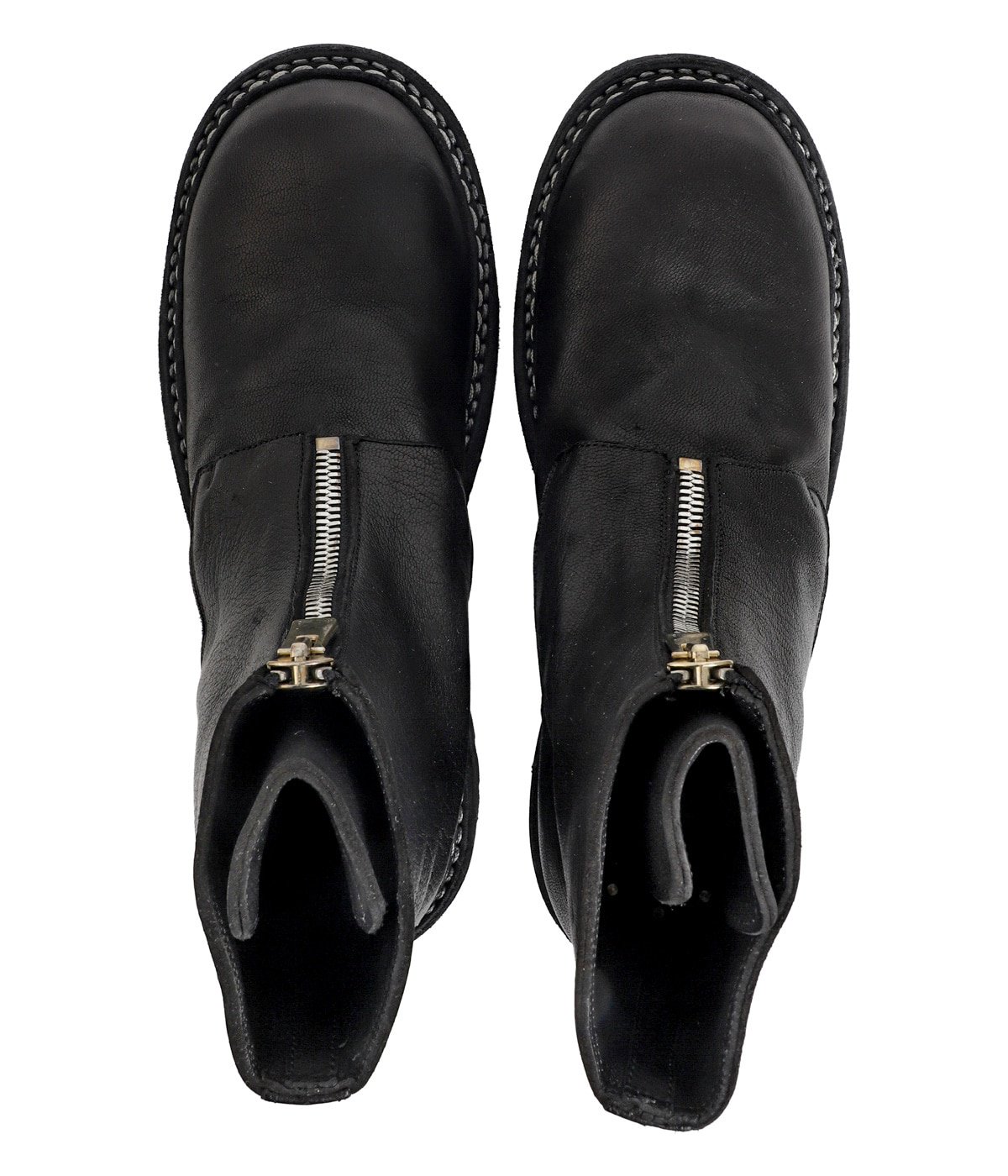 GUIDI zipped big daddy boot 42 ブラックスエード ZIPPED BIG DADDY BOOTS | GUIDI(グイディ) / シューズ レザーシューズ