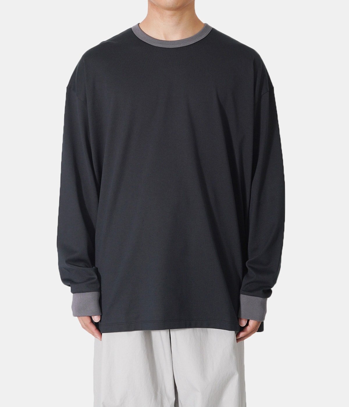 Fine Cotton Ringer L/S Tee | Graphpaper(グラフペーパー) / トップス 