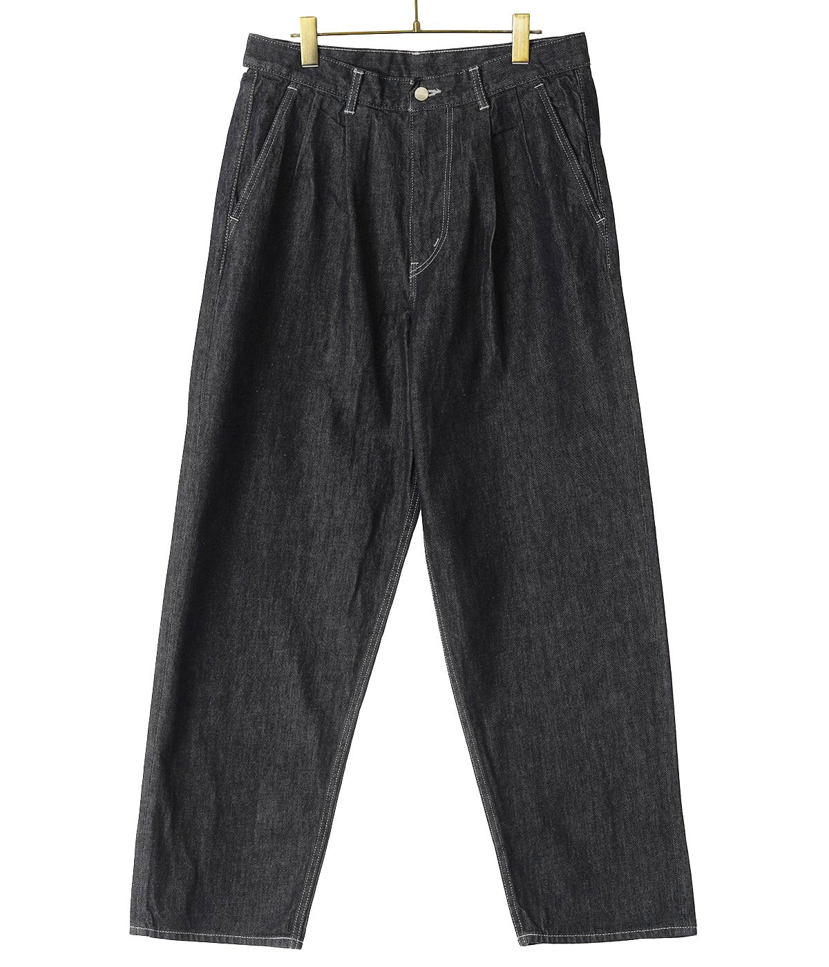 Colorfast Denim Two Tuck Tapered Pants | Graphpaper(グラフペーパー