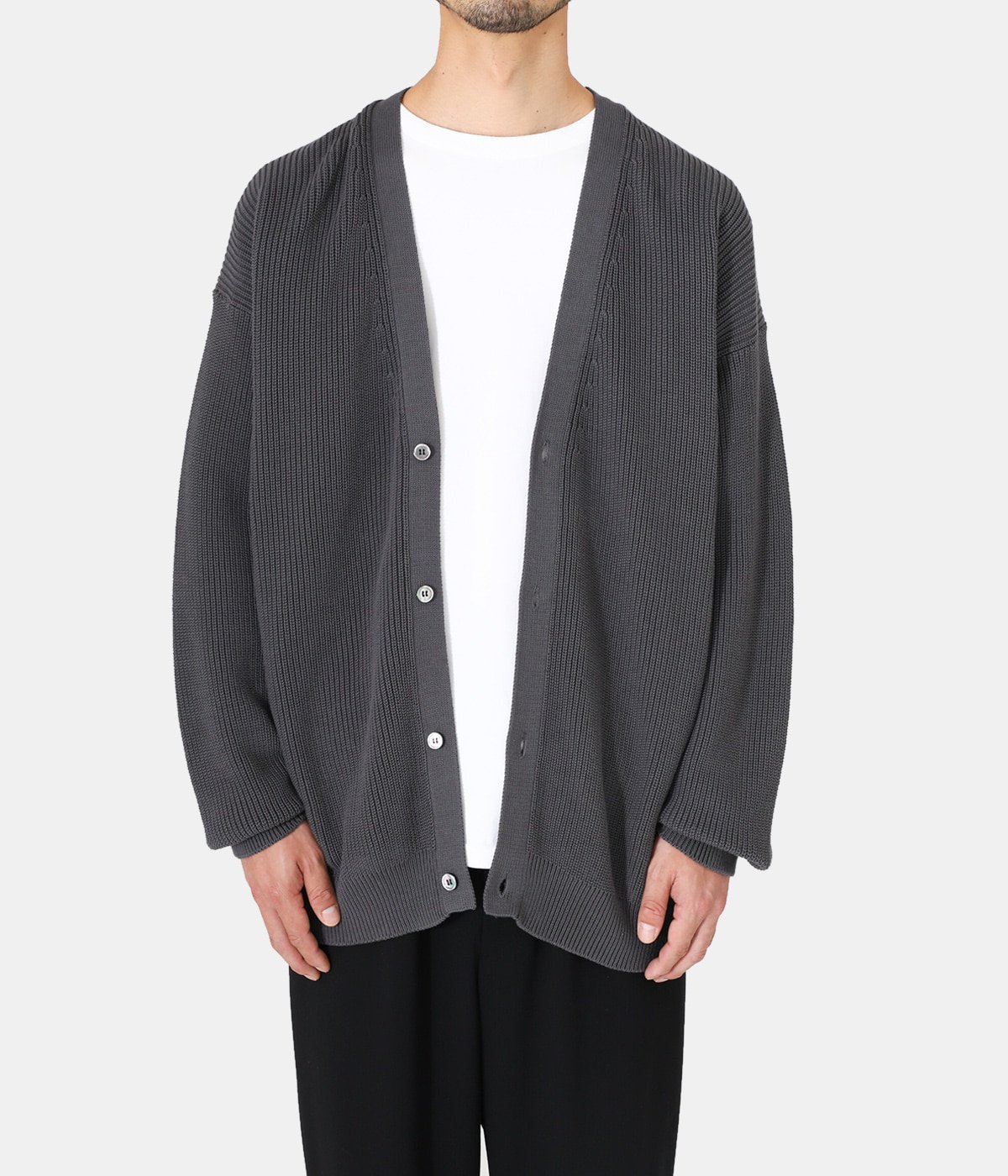 Suvin Loose Rib Cardigan | Graphpaper(グラフペーパー) / トップス