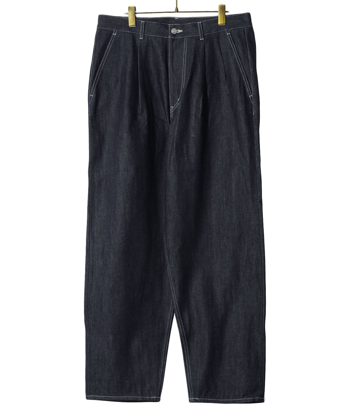 Selvage Denim Two Tuck Tapered Pants | Graphpaper(グラフペーパー