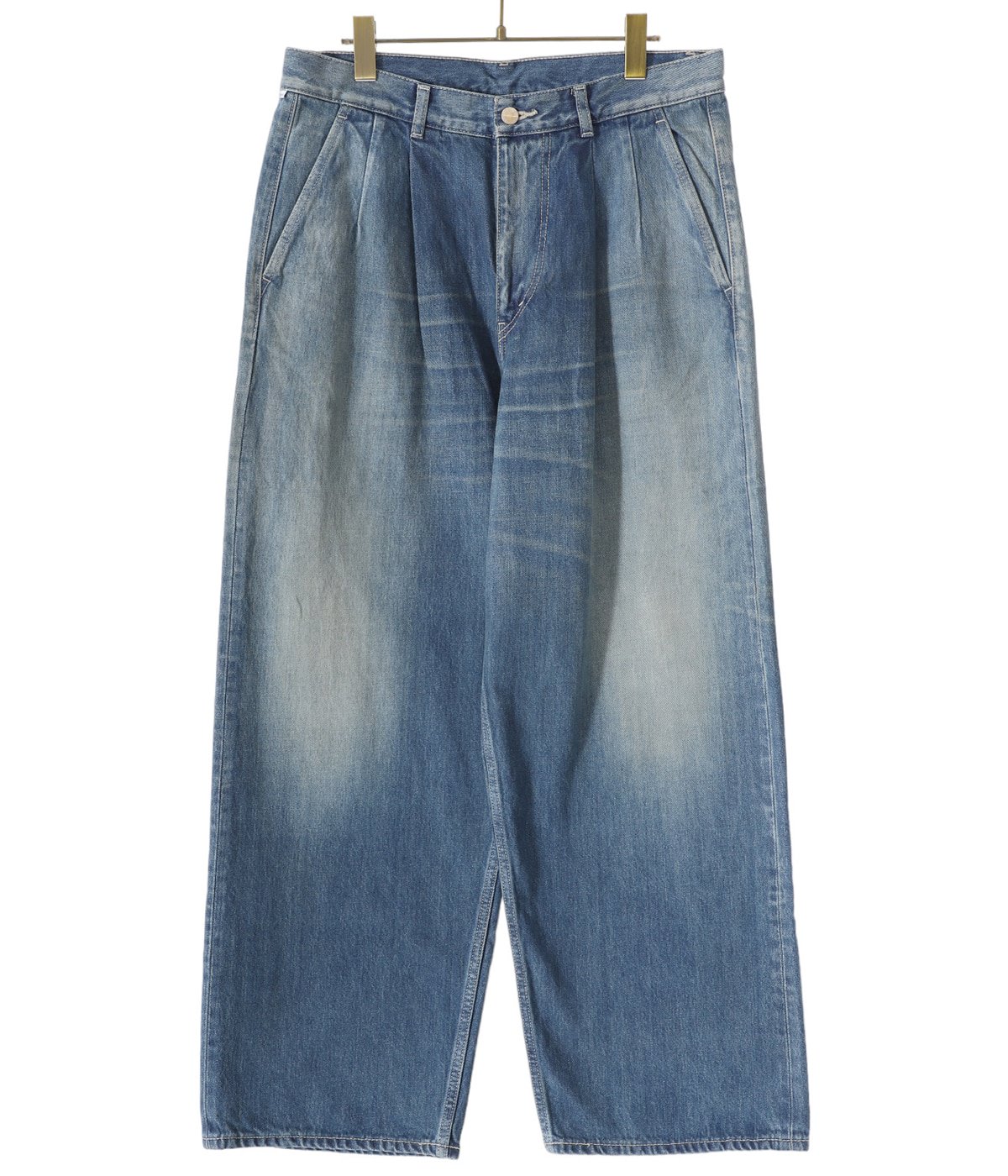 週末限定グラフペーパーselvage denim two tuck pantsのサイズ1です