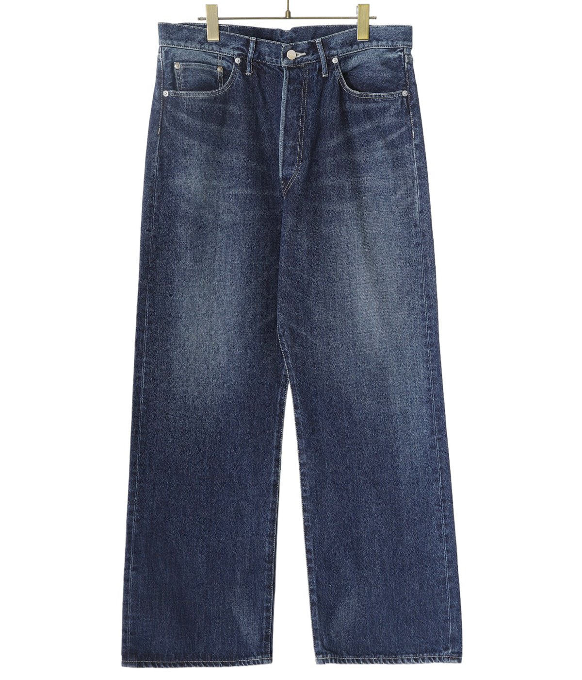 Selvage Denim Five Pocket Wide Straight Pants | Graphpaper(グラフ 