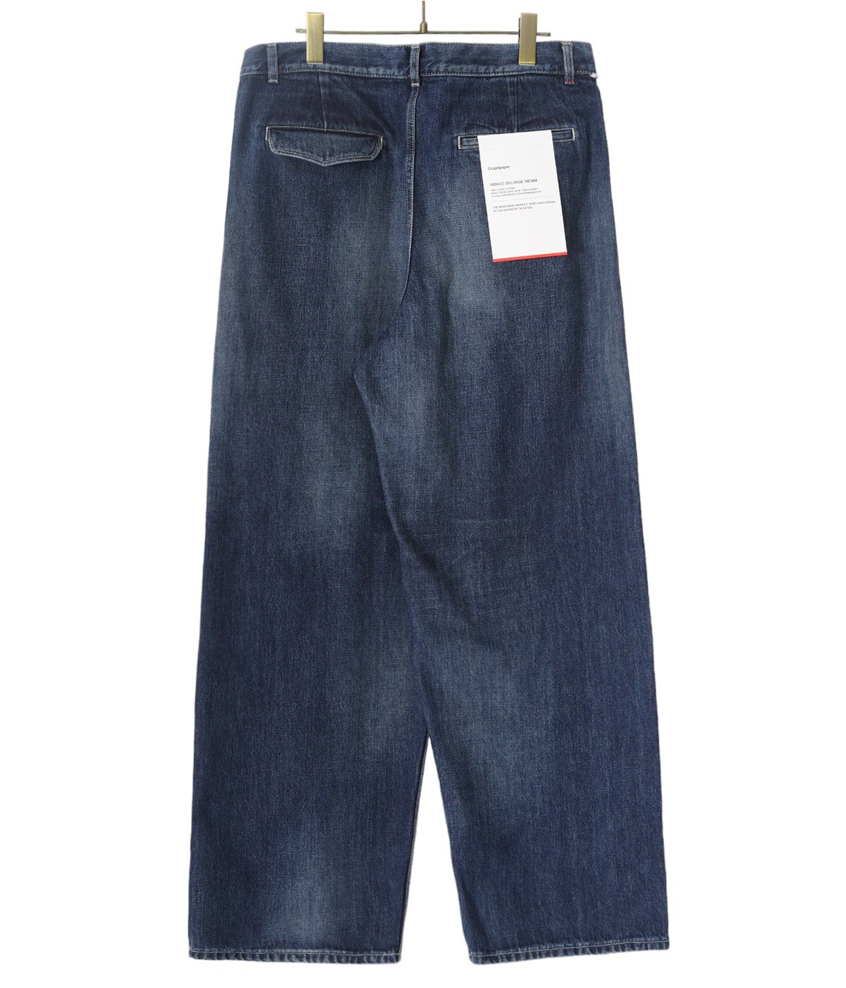 Selvage Denim Two Tuck Pants