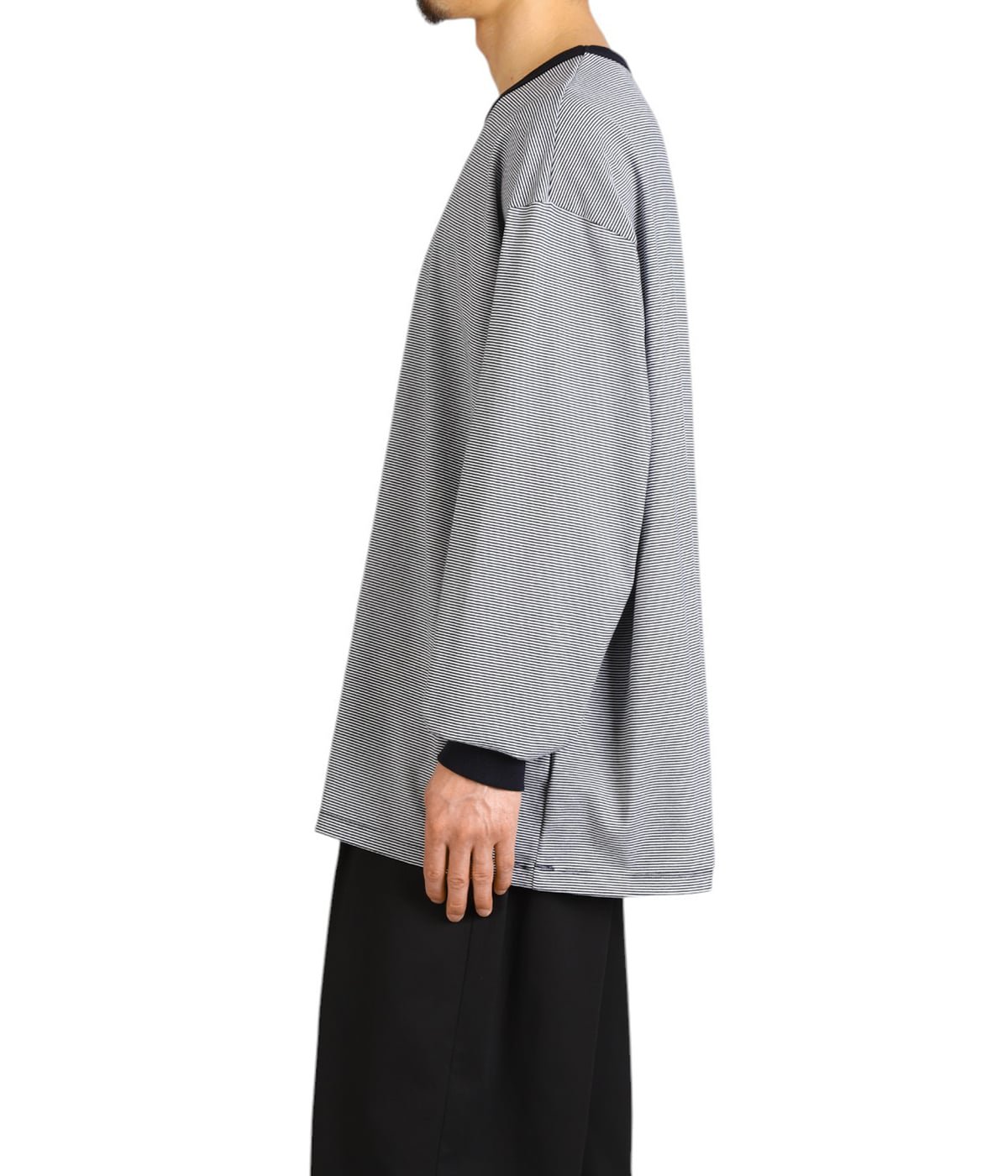 Narrow Border L/S Tee | Graphpaper(グラフペーパー