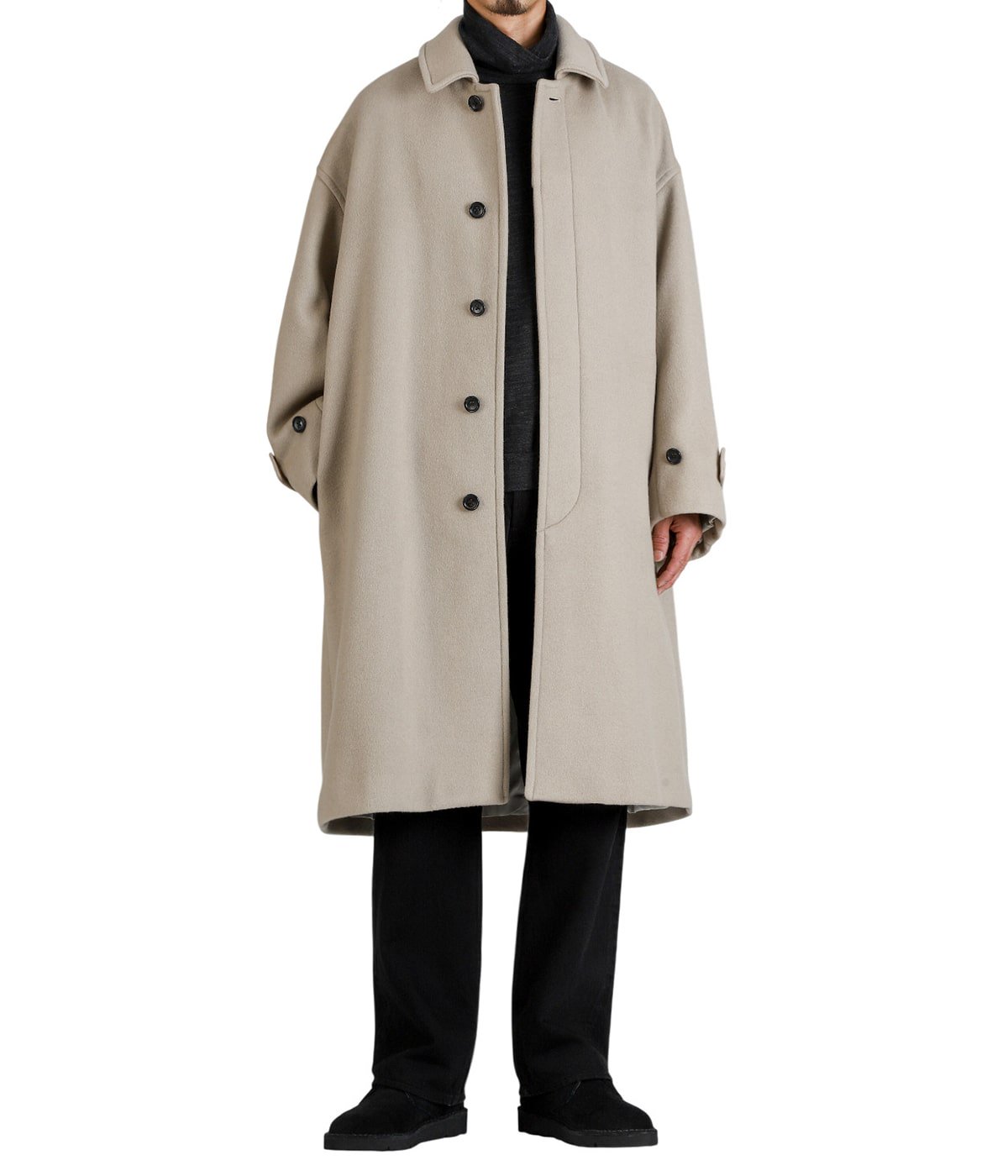 Light Melton Oversized Coat | Graphpaper(グラフペーパー