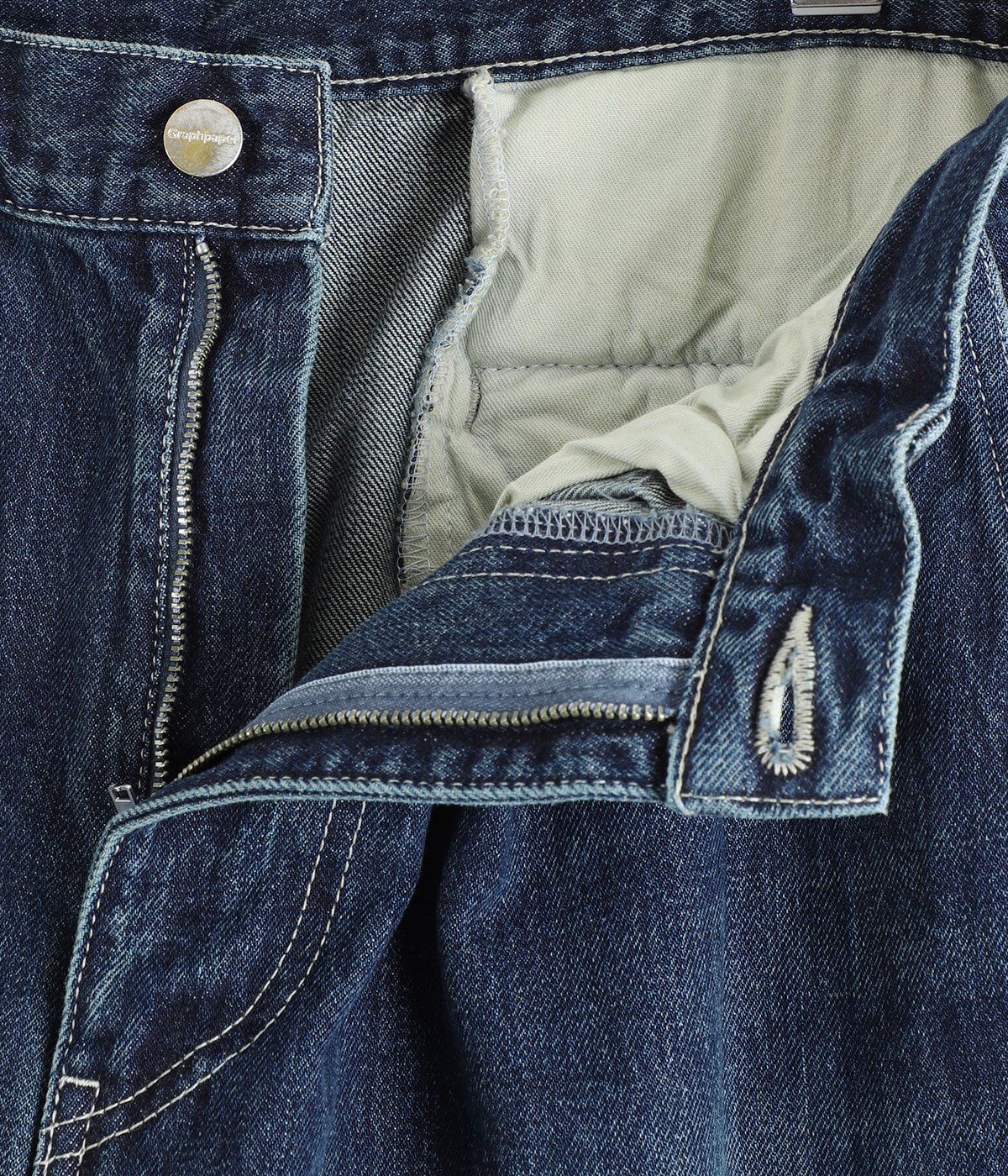Selvage Denim Two Tuck Tapered Pants | Graphpaper(グラフペーパー