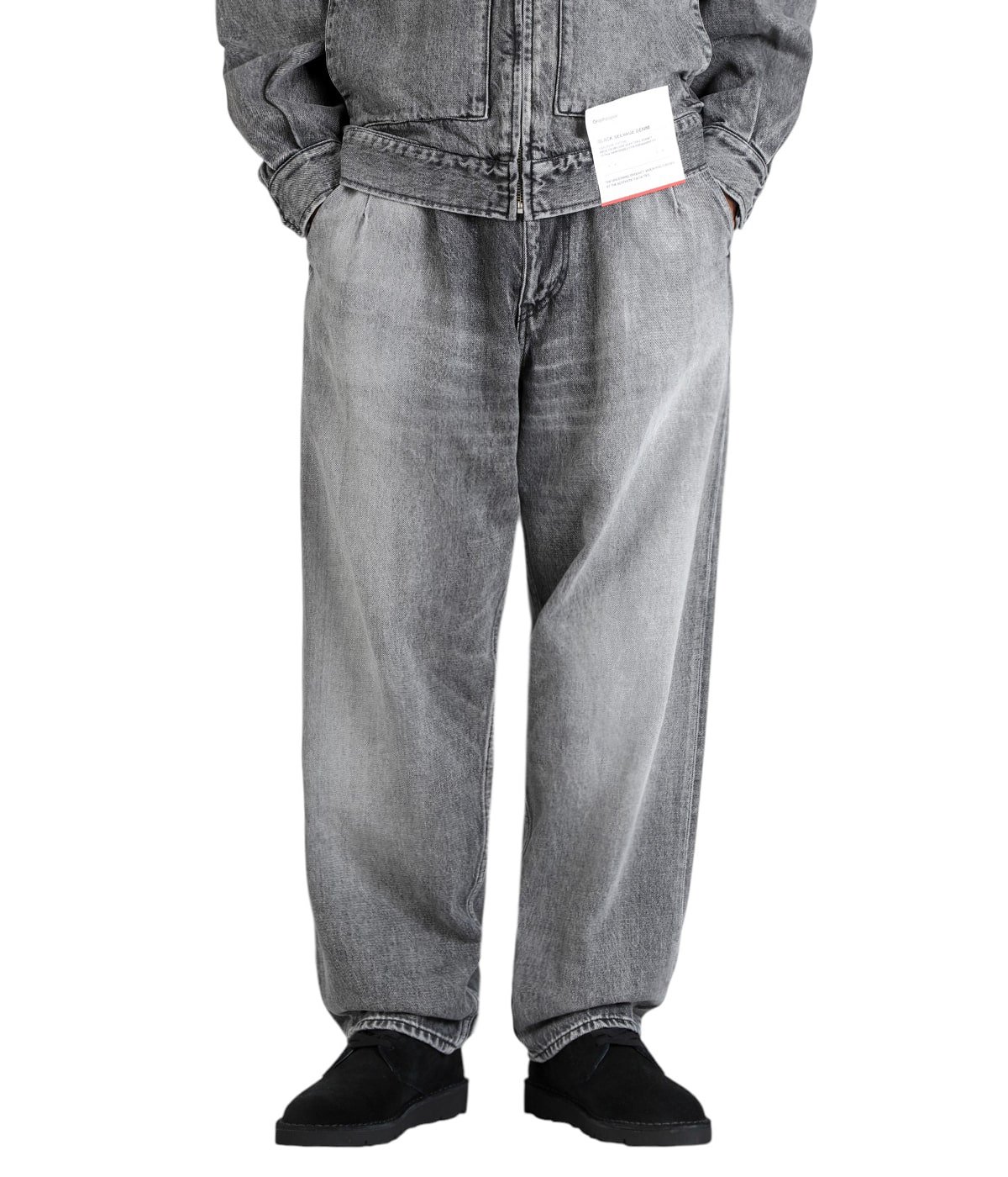 Selvage Denim Two Tuck Tapered Pants | Graphpaper(グラフ