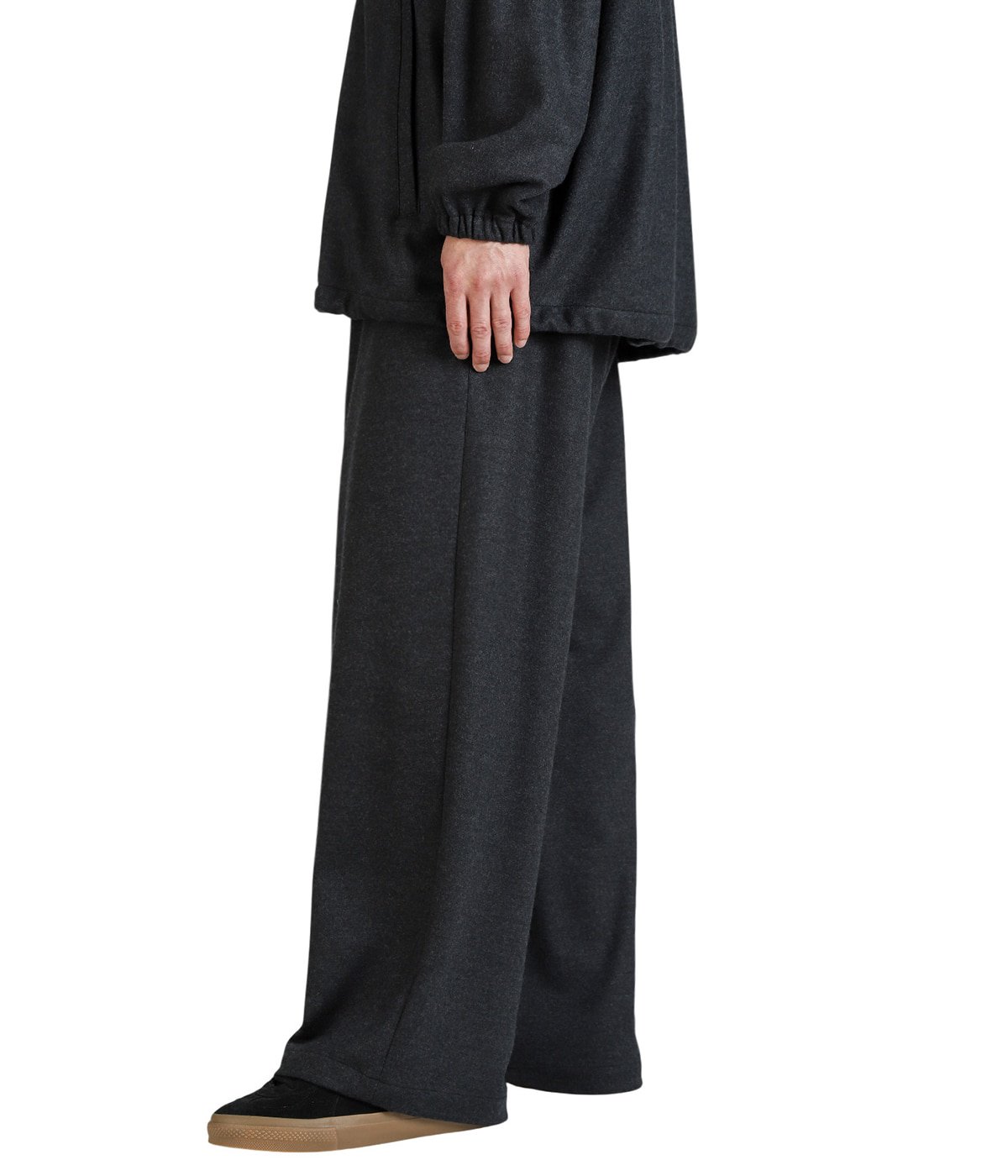 パンツ PAPAS wool cashmere 3tuck wide slacks XL Wool Smooth Flannel Easy Wide Pants | Graphpaper(グラフペーパー