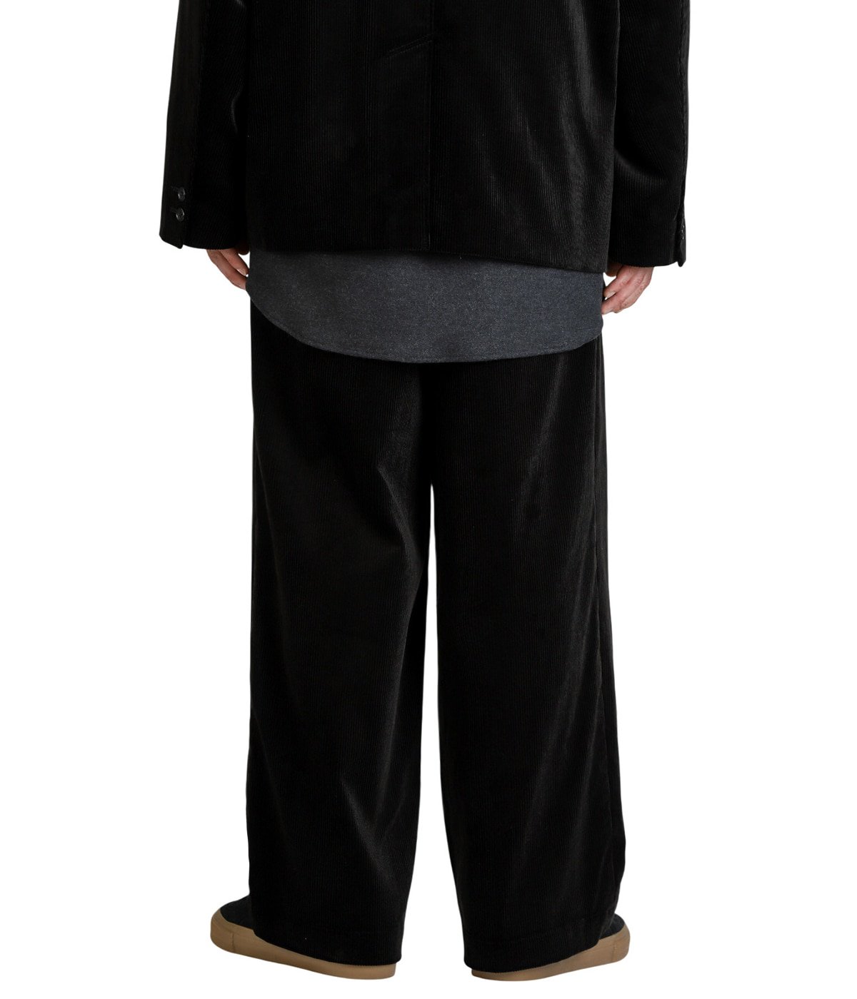パンツ Graphpaper Suvin Corduroy Wide Trousers Graphpaper (グラフペーパー) Suvin Corduroy Wide Tapered Chef Pants