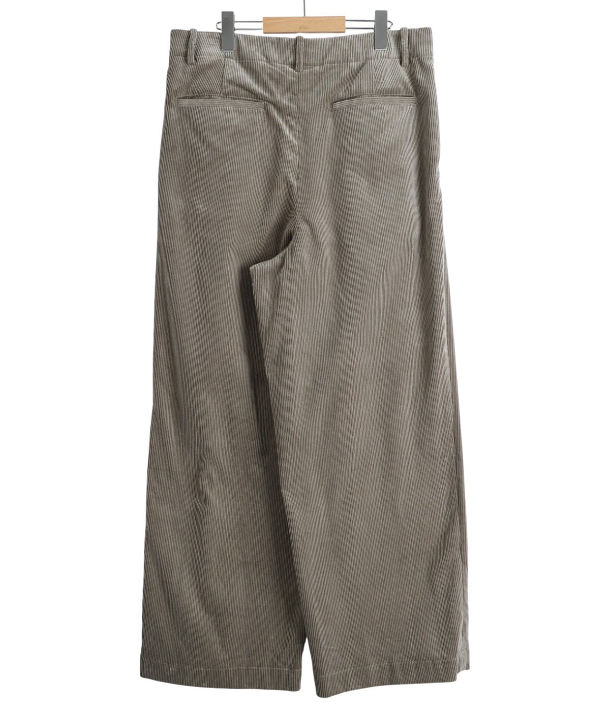 Suvin Corduroy Wide Straight Trousers | Graphpaper(グラフペーパー