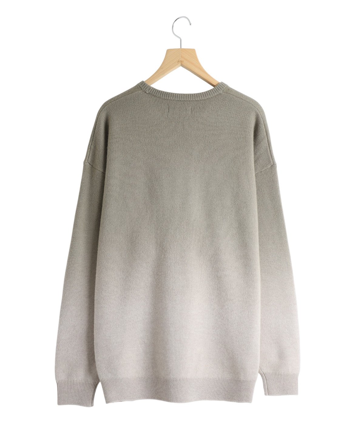 Gradient Dyed Wool Crew Neck Knit | Graphpaper(グラフペーパー