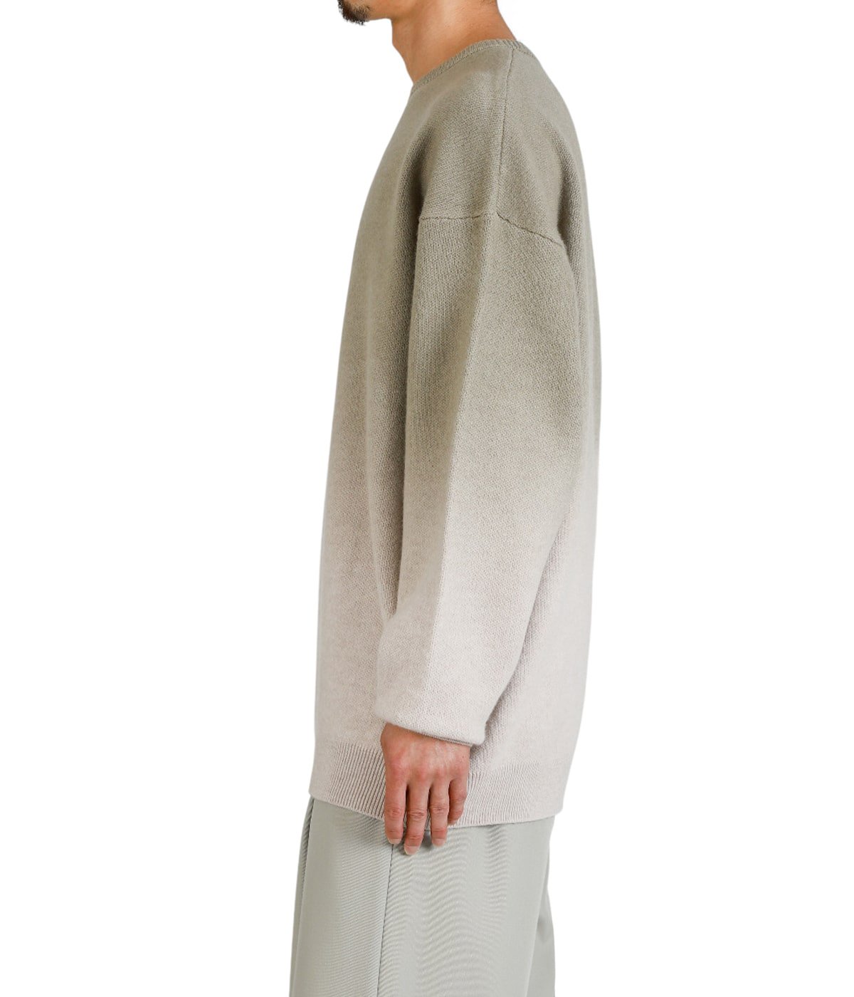 Gradient Dyed Wool Crew Neck Knit | Graphpaper(グラフペーパー