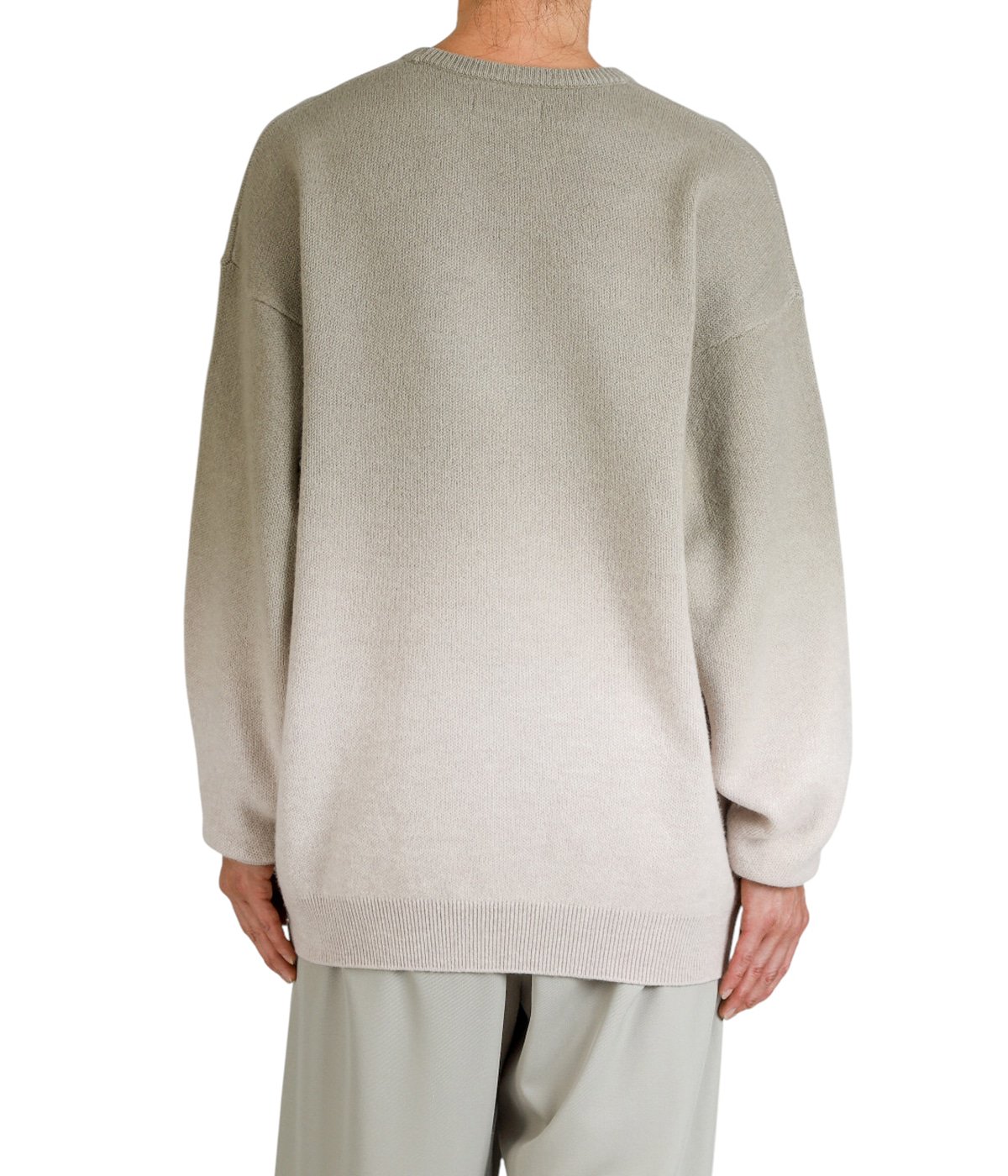 Gradient Dyed Wool Crew Neck Knit | Graphpaper(グラフペーパー