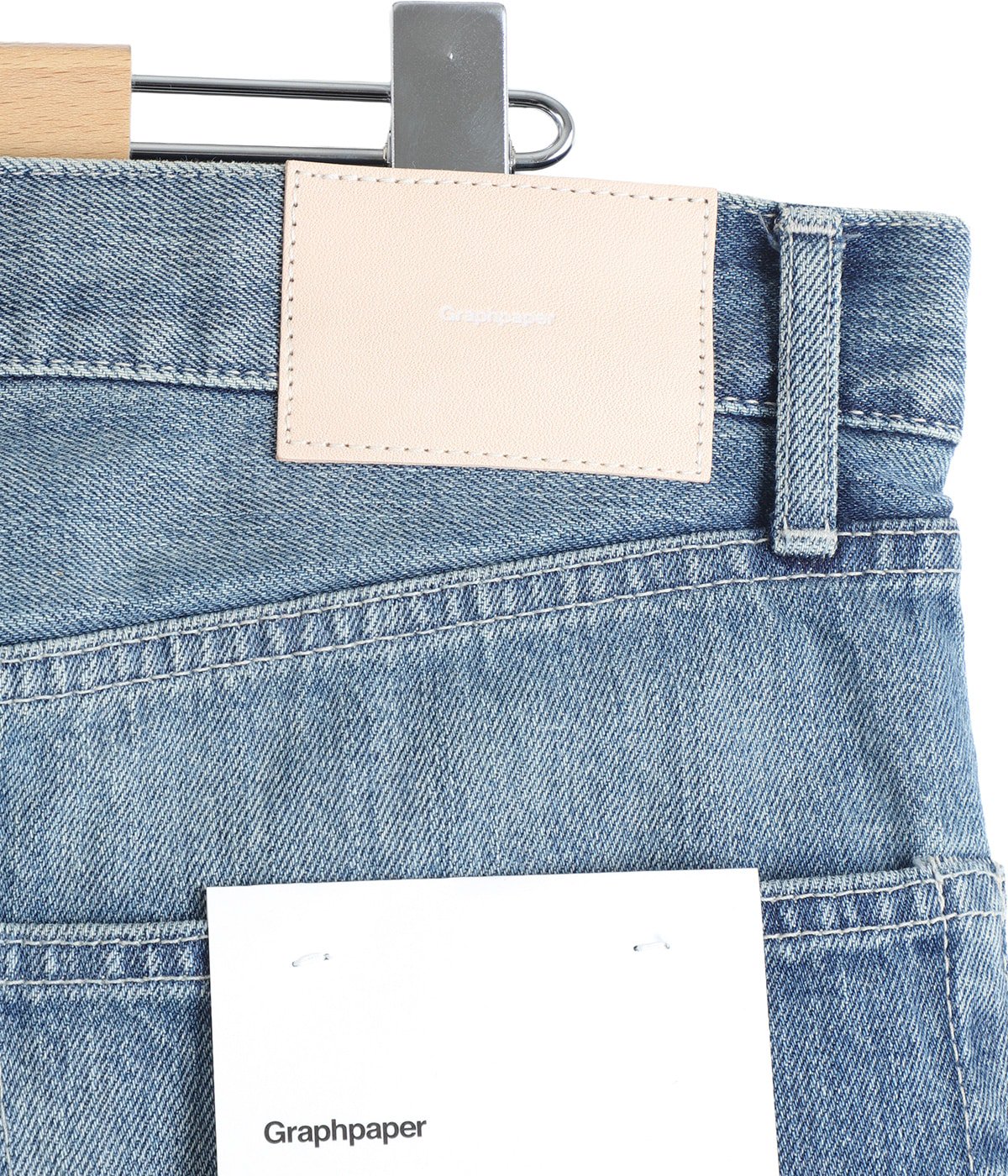 Selvage Denim Five Pocket Wide Straight Pants | Graphpaper(グラフ