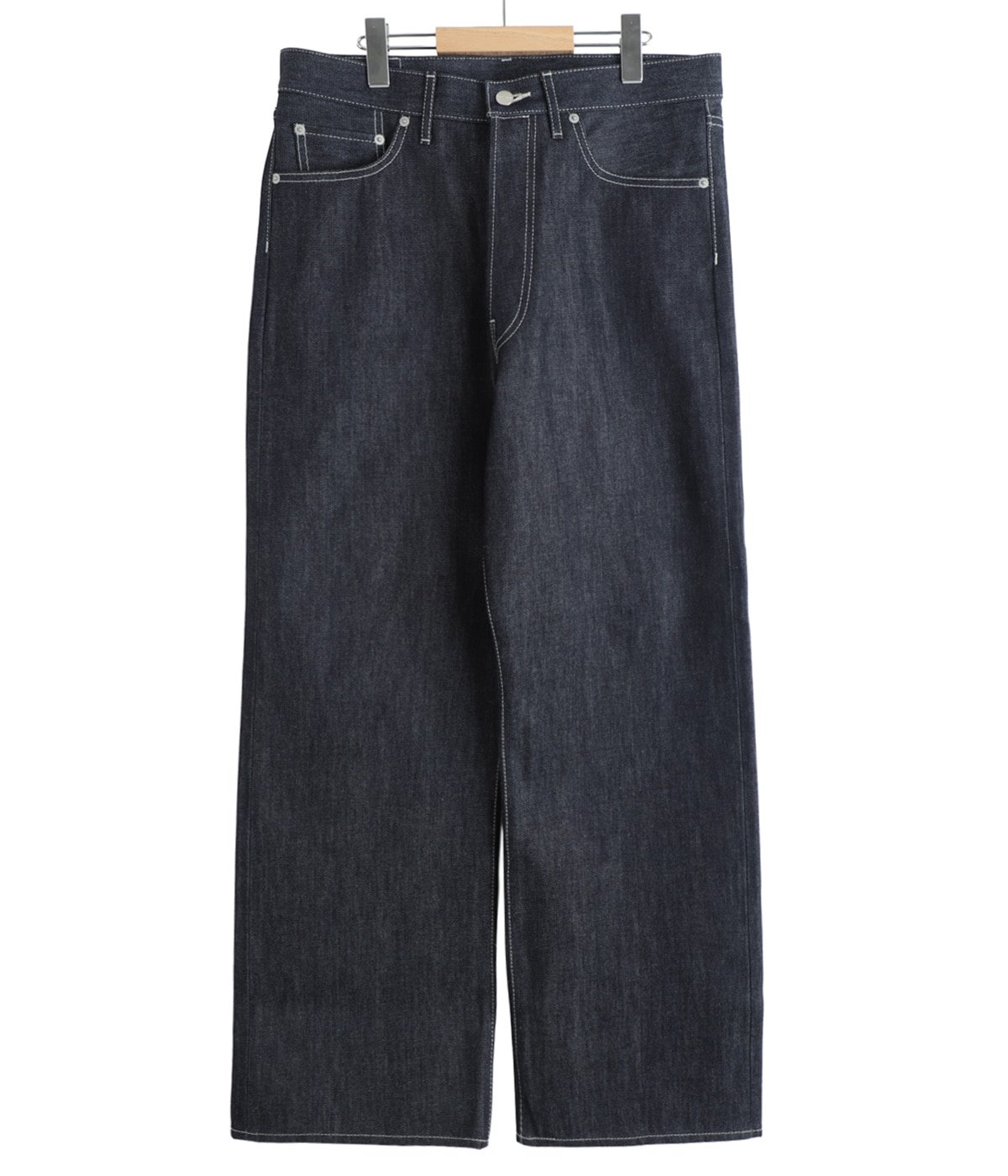 Selvage Denim Five Pocket Wide Straight Pants | Graphpaper(グラフ
