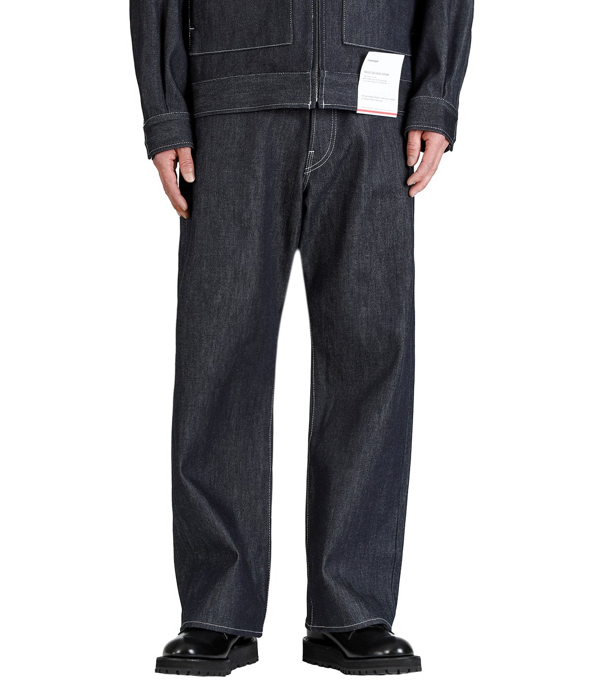 Selvage Denim Five Pocket Wide Straight Pants | Graphpaper(グラフ