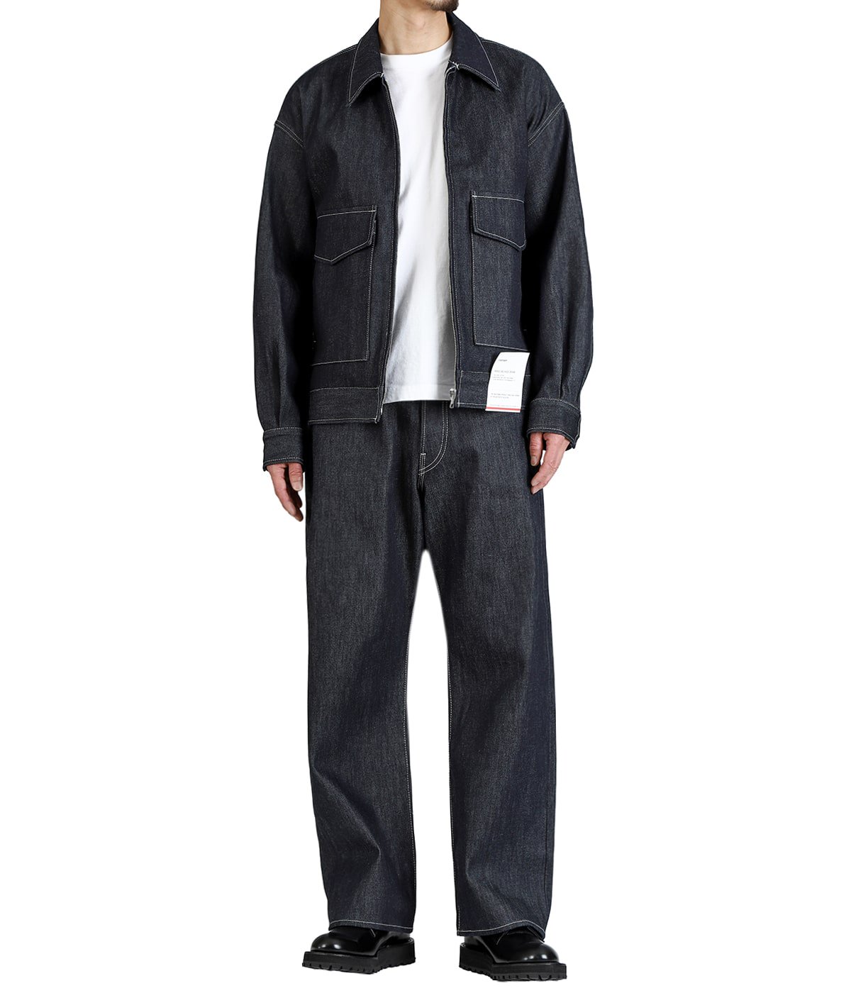 Selvage Denim Five Pocket Wide Straight Pants | Graphpaper(グラフ