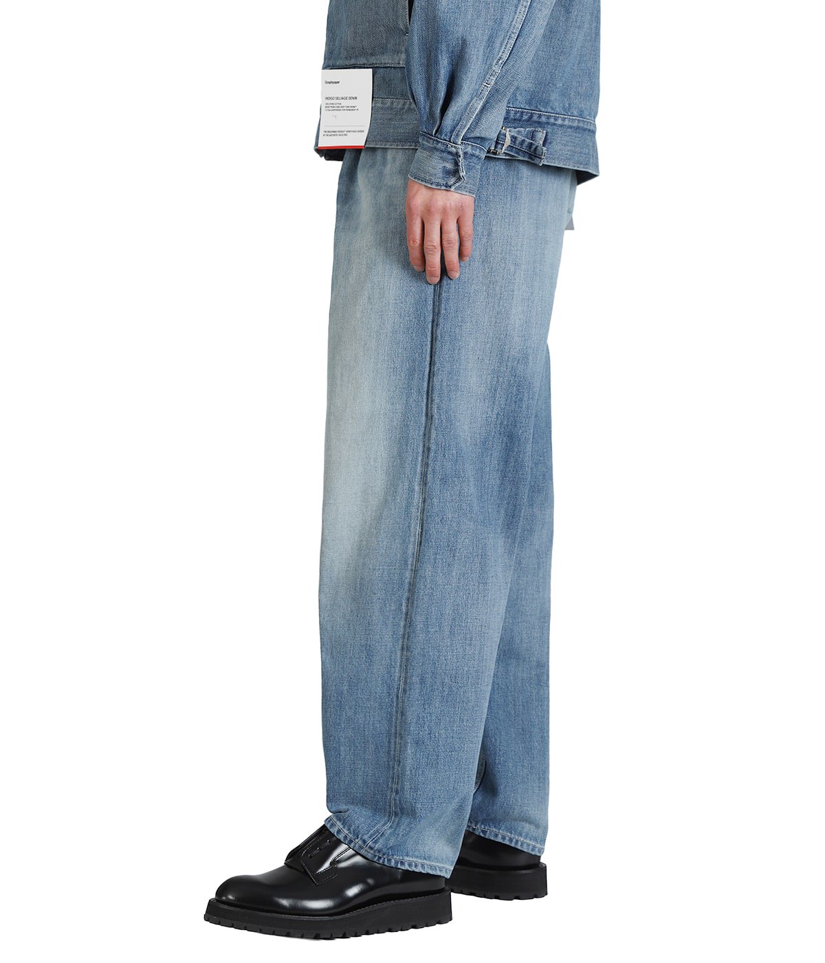 Selvage Denim Two Tuck Tapered Pants | Graphpaper(グラフペーパー