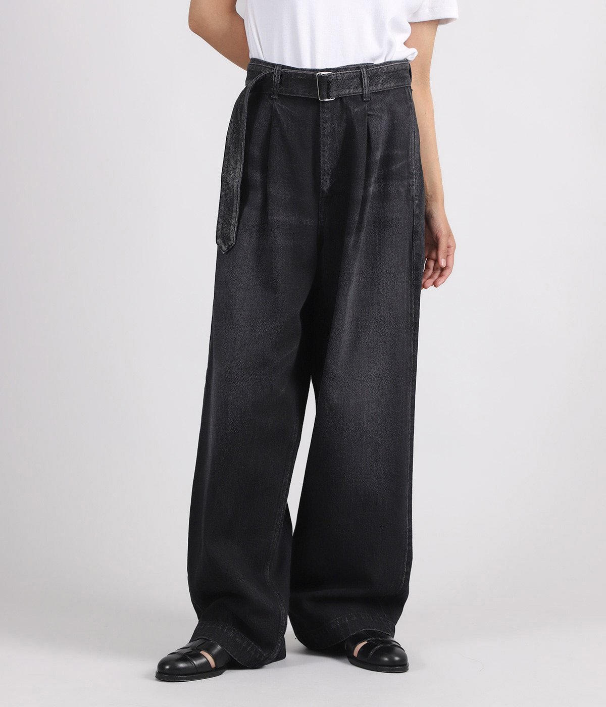 レディース】Selvage Denim Belted Pants | Graphpaper(グラフペーパー