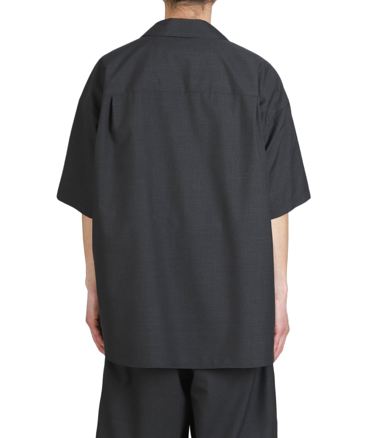 Fine Wool Heather S/S Skipper Shirt | Graphpaper(グラフペーパー