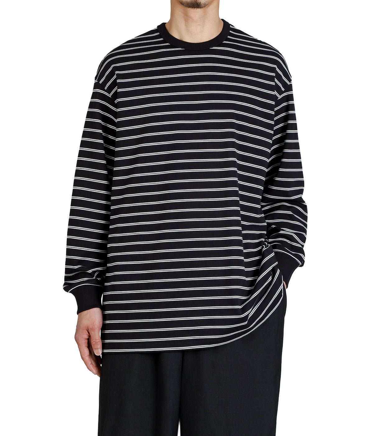 Tri Spun Border L/S Tee | Graphpaper(グラフペーパー) / トップス