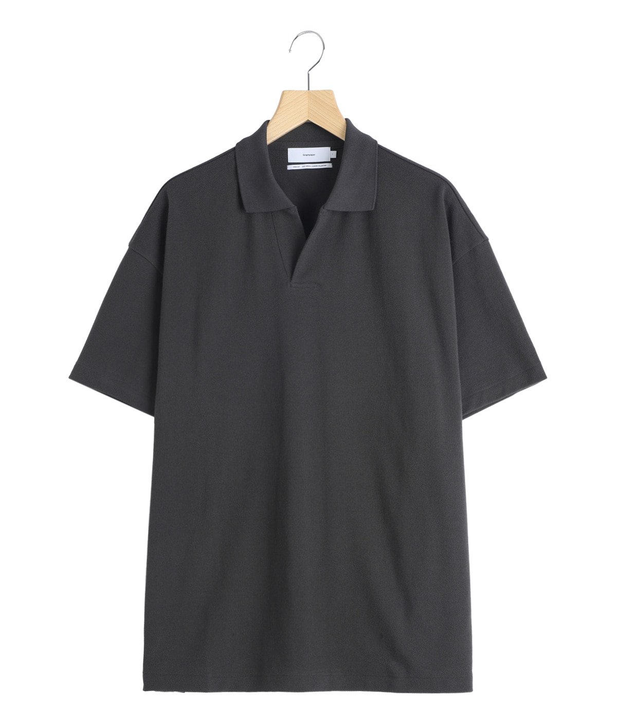 Cotton Pique Jersey S/S Skipper Polo | Graphpaper(グラフペーパー