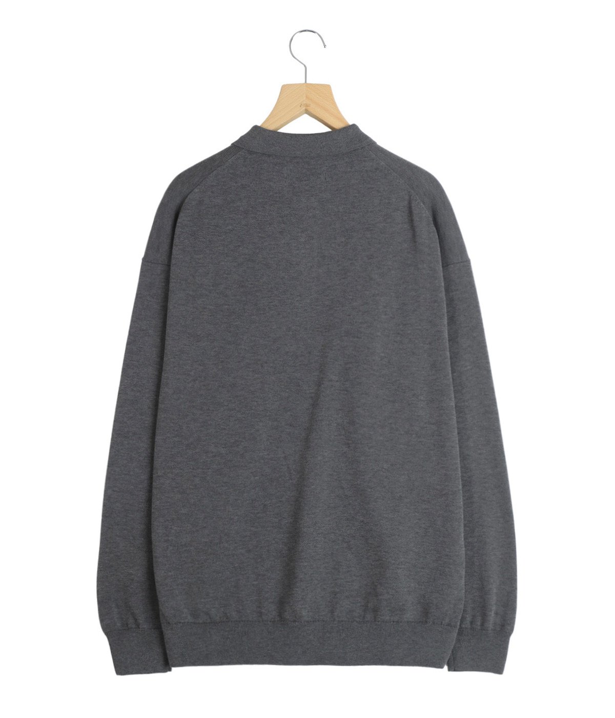 Graphpaper ニットポロ　グリーン Suvin High Gauge Knit Oversized L/S Polo | Graphpaper(グラフ